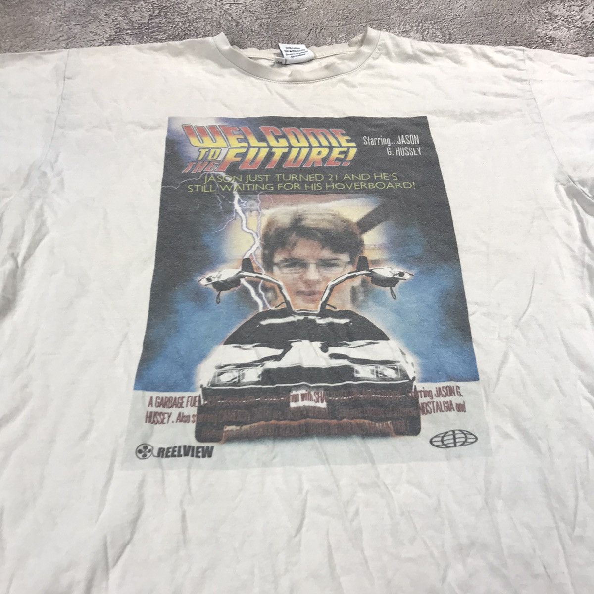 Vintage Vintage Y2K Graphic Tee Welcome Future Streetwear Skate M Size US M / EU 48-50 / 2 - 2 Thumbnail