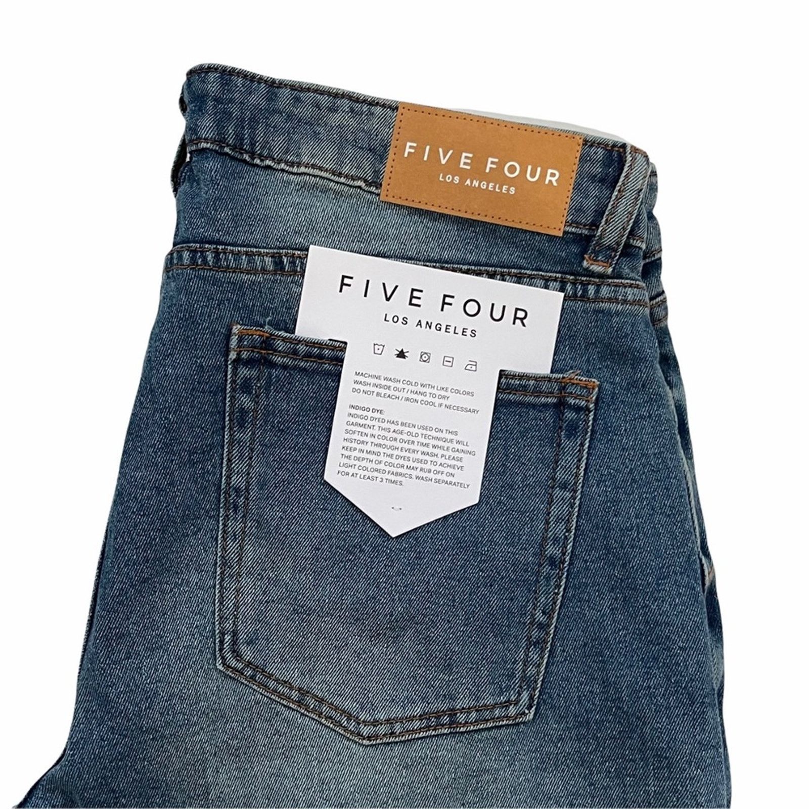 Five Four Five Four Rollins Relaxed 5 Pocket Jean Indigo Blue 31 Mens Size US 31 - 5 Thumbnail