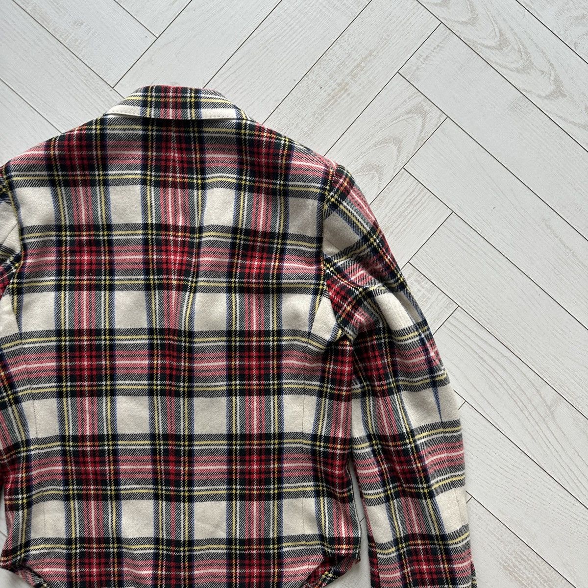 R13 R13 New York tartan wool blazer Tucked boyfriend USA luxury Size M / US 6-8 / IT 42-44 - 4 Thumbnail