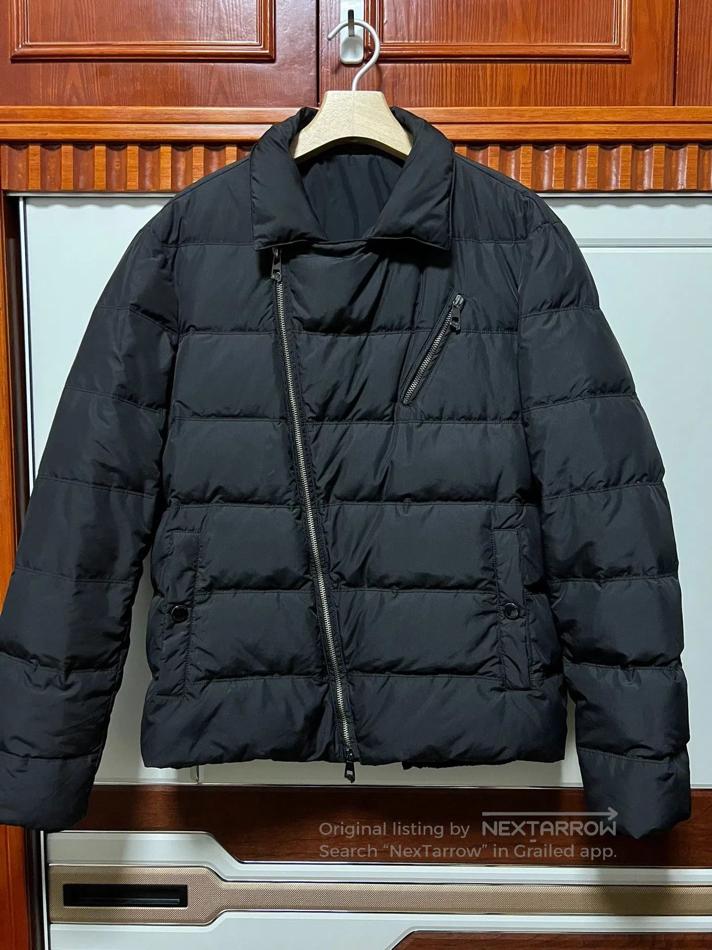 Versace VERSACE Men's Biker Zip Down Jacket. Size US M / EU 48-50 / 2 - 2 Thumbnail