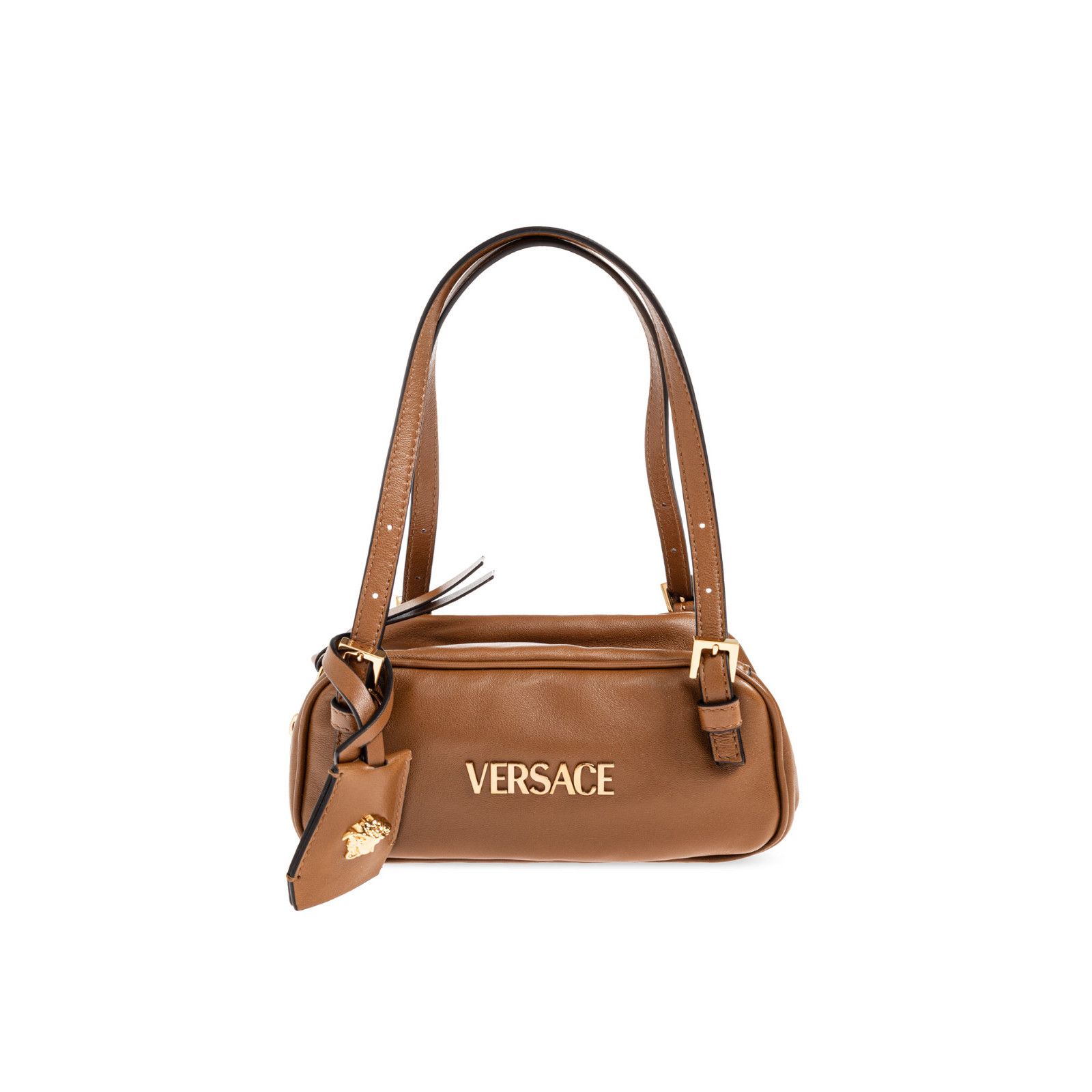 Versace VERSACE Tag Mini Brown Shoulder Bag New & Authentic Size ONE SIZE - 1 Thumbnail