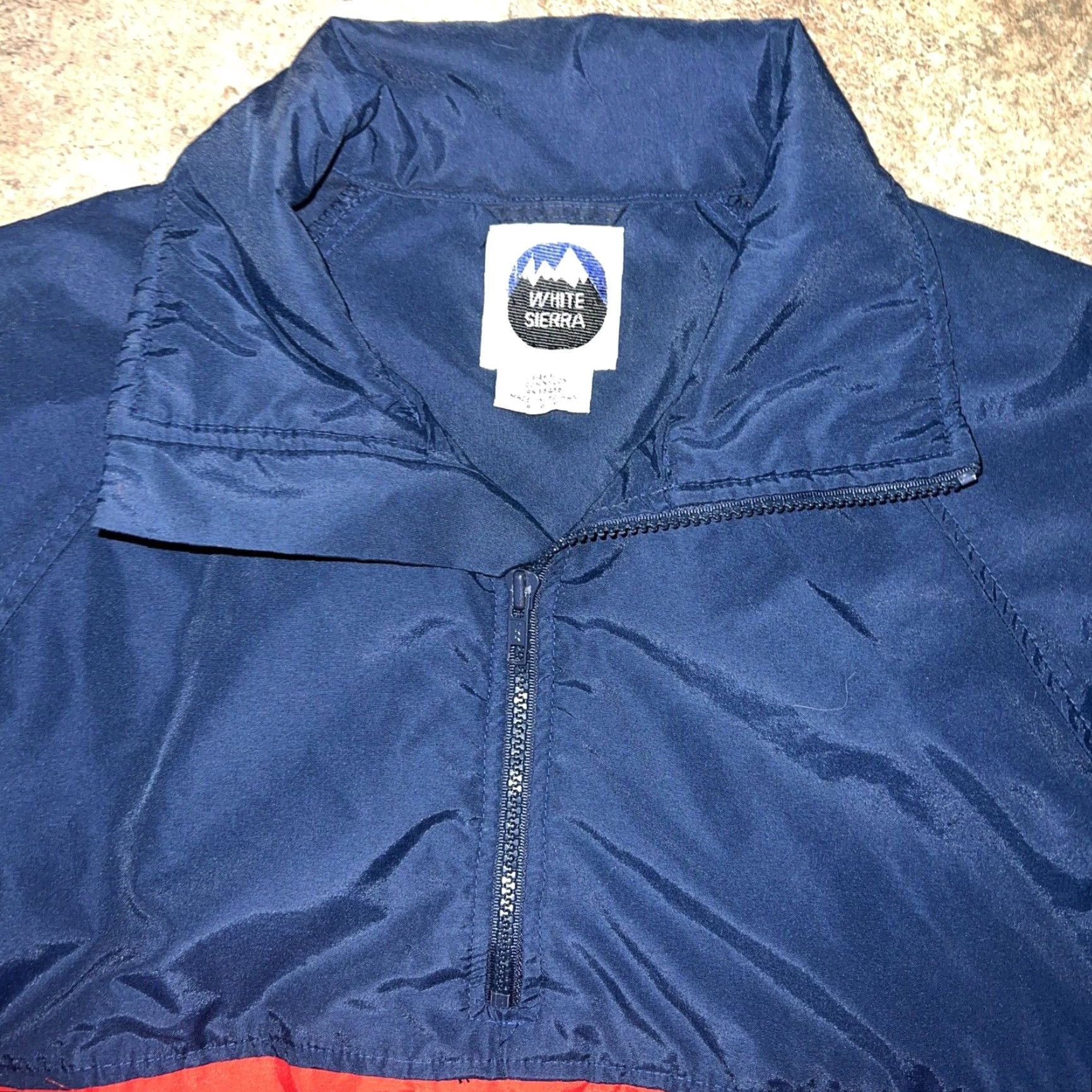 Vintage VINTAGE White Sierra Sweater Half Zip Pullover Navy Blue Mens Size Large Size US L / EU 52-54 / 3 - 2 Thumbnail