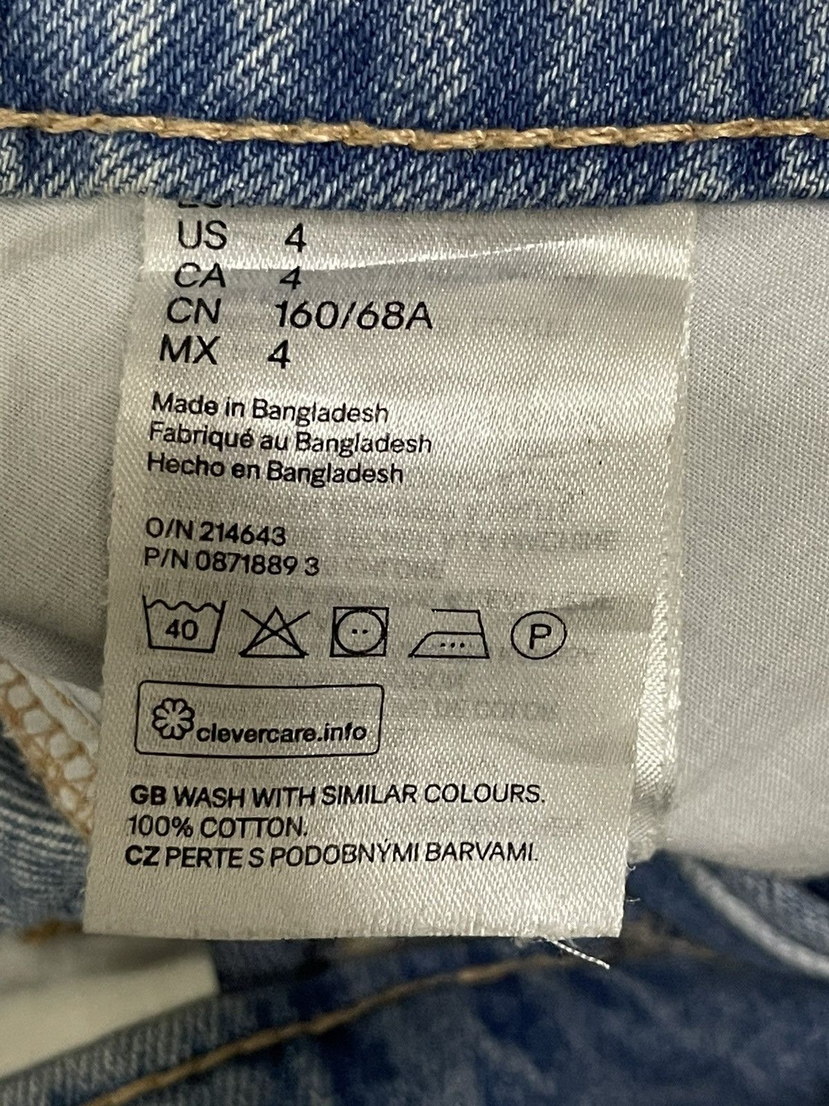 Japanese Brand Vintage Japanese Brand Blue Wash Baggy Style Jeans Size 27" / US 4 / IT 40 - 7 Thumbnail