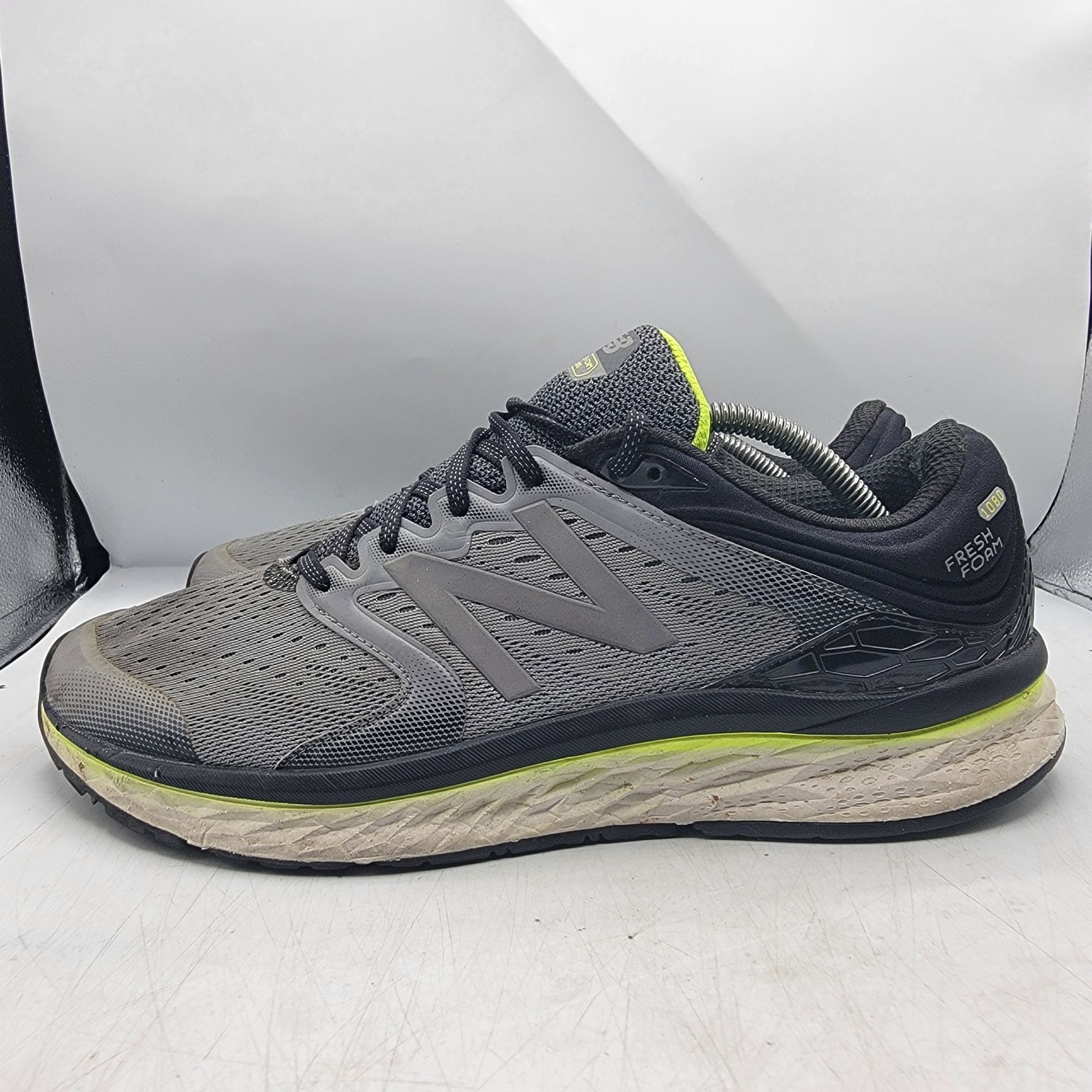 New Balance New Balance Fresh Foam 1080 Mens 12 Gray Athletic Shoes Runn Size US 12 / EU 45 - 12 Thumbnail