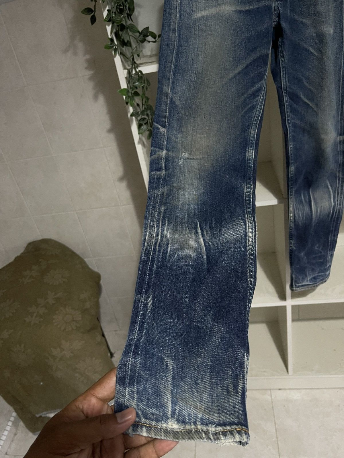 Japan Blue Japan Blue Jeans selvedge Skinny distressed denim Size US 28 / EU 44 - 3 Thumbnail