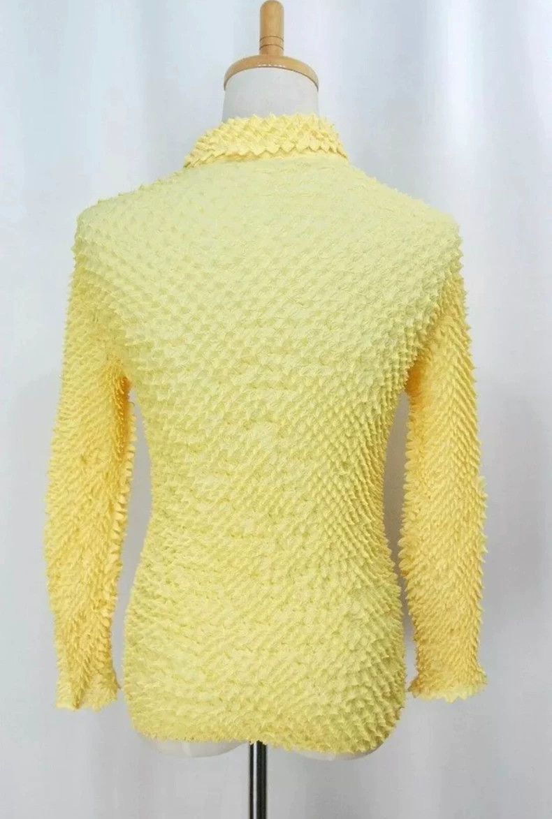 Issey Miyake issey miyake Little chicken yellow hedgehog shirt 2505-Next Size M / US 6-8 / IT 42-44 - 3 Thumbnail