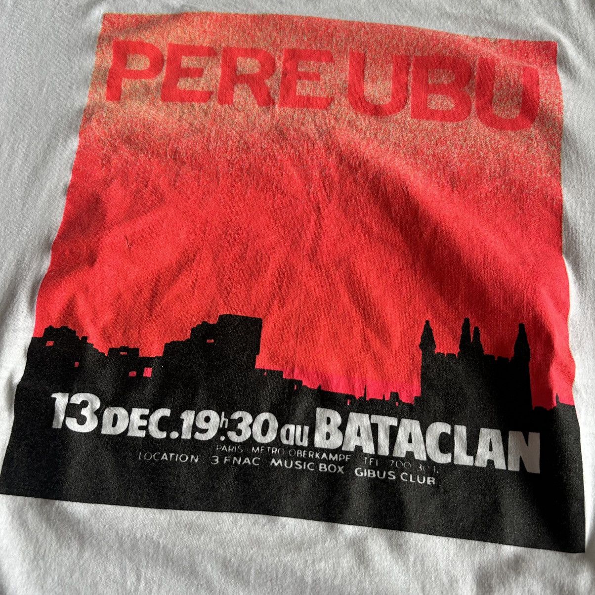 Band Tees 80s Vintage Pere Ubu Post Punk Band Concert Tee Sz L Size US L / EU 52-54 / 3 - 3 Thumbnail