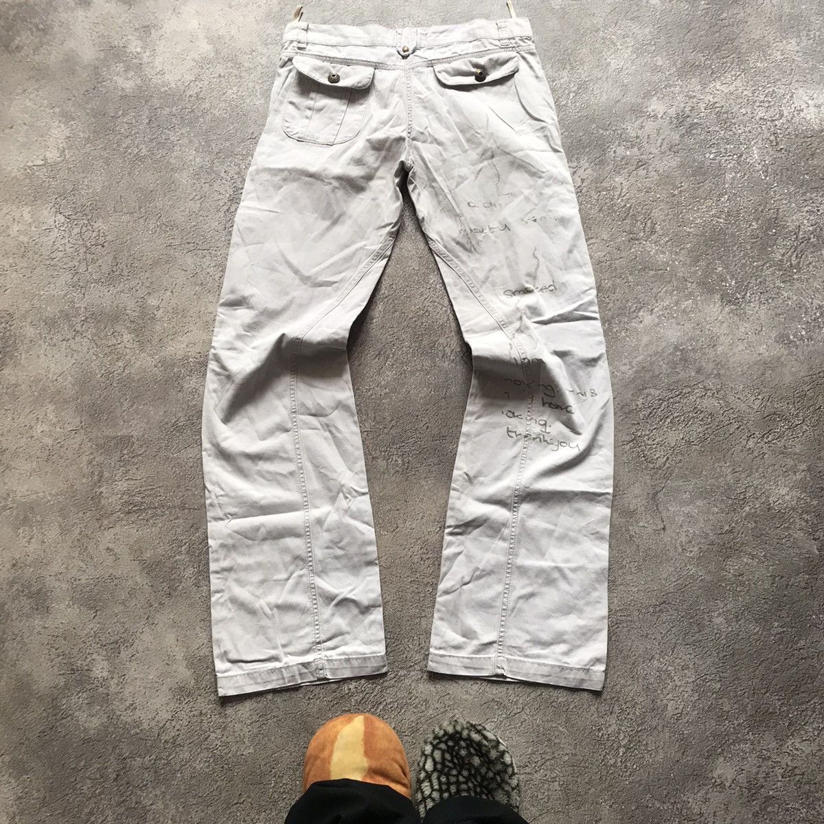 Vintage Vintage 90s Japanese Baggy Cargo Pants Skater Grunge Logo 28 Size 28" / US 6 / IT 42 - 7 Thumbnail