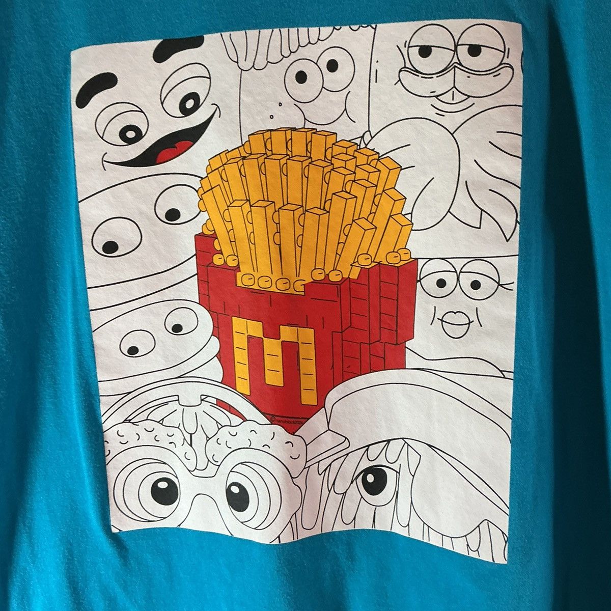 Other McDonald’s Men’s Large Tee **FLAW** see descrip Fry Print Size US L / EU 52-54 / 3 - 2 Thumbnail