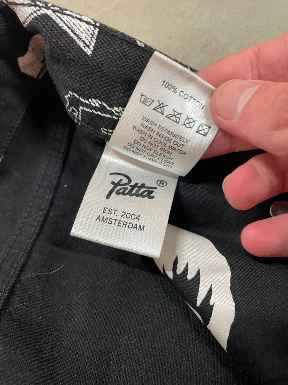 Patta Patta Jeans All Over Print Denim Monogram Pattern Size US 34 / EU 50 - 11 Thumbnail