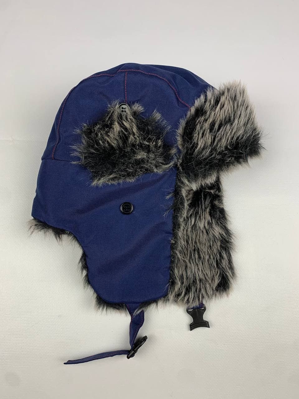 Vintage Ushanka Trapper Hat Fuzzy Fur Crazy Style Vintage Size ONE SIZE - 6 Thumbnail
