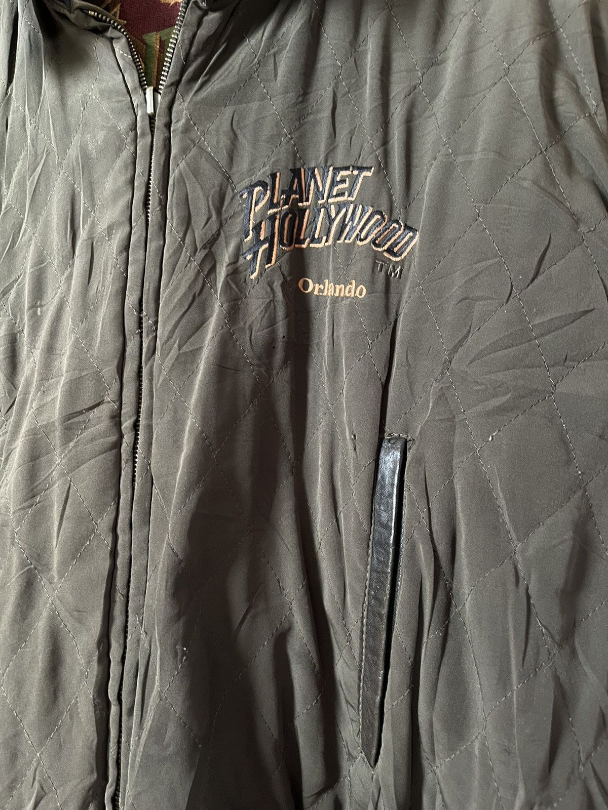 Planet Hollywood 1994 Planet Hollywood Orlando,USA Reversible Suede Jacket Size US XL / EU 56 / 4 - 16 Thumbnail