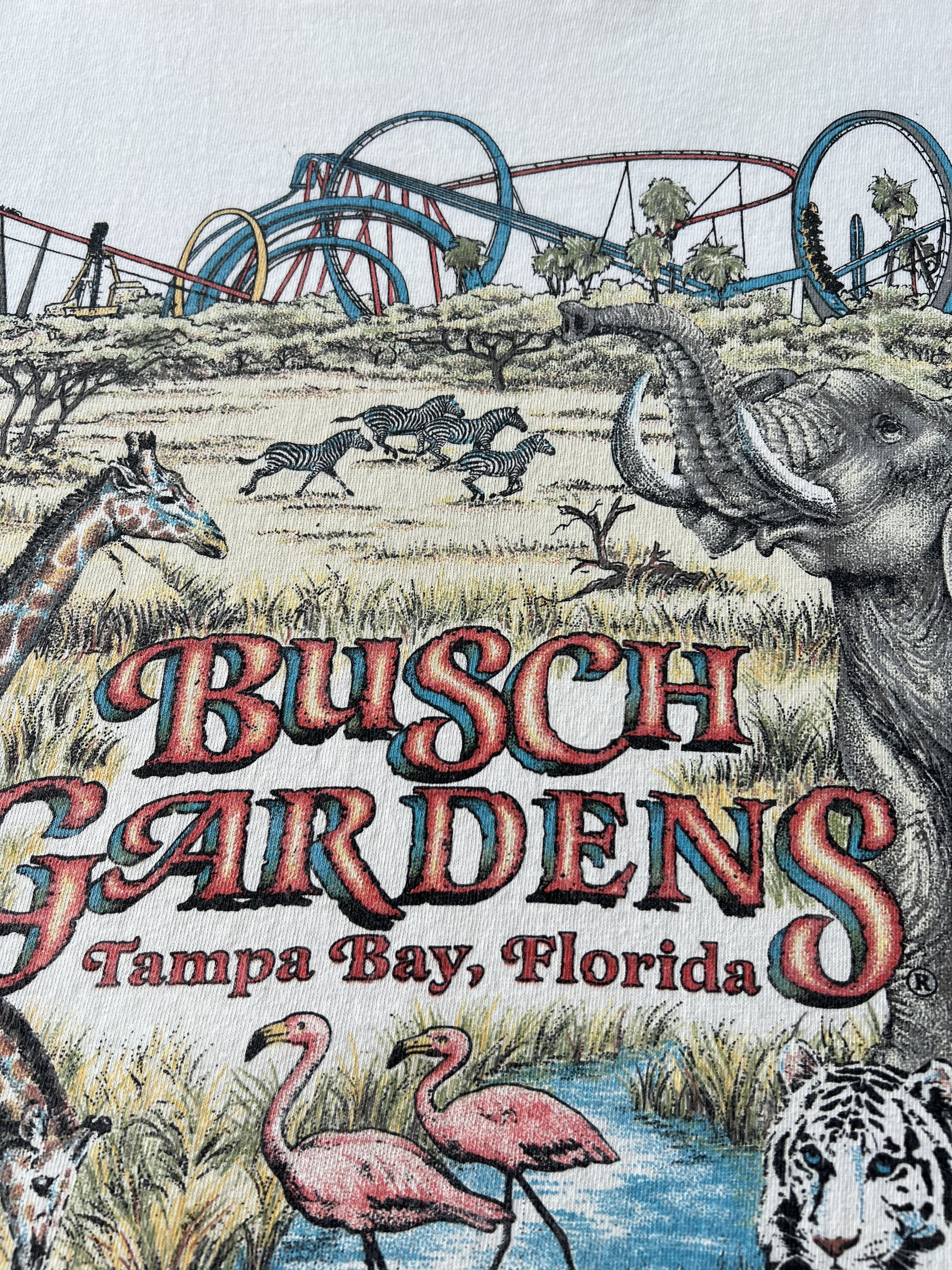 Vintage Vintage 90s Busch Gardens Tampa Bay Florida Animal Nature Size US XL / EU 56 / 4 - 4 Thumbnail