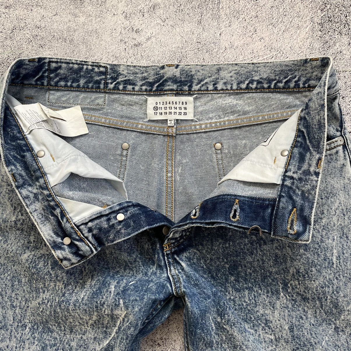 Maison Margiela Maison Margiela Stonewashed Bleached Denim Jeans Acid Wash Size US 32 / EU 48 - 5 Thumbnail