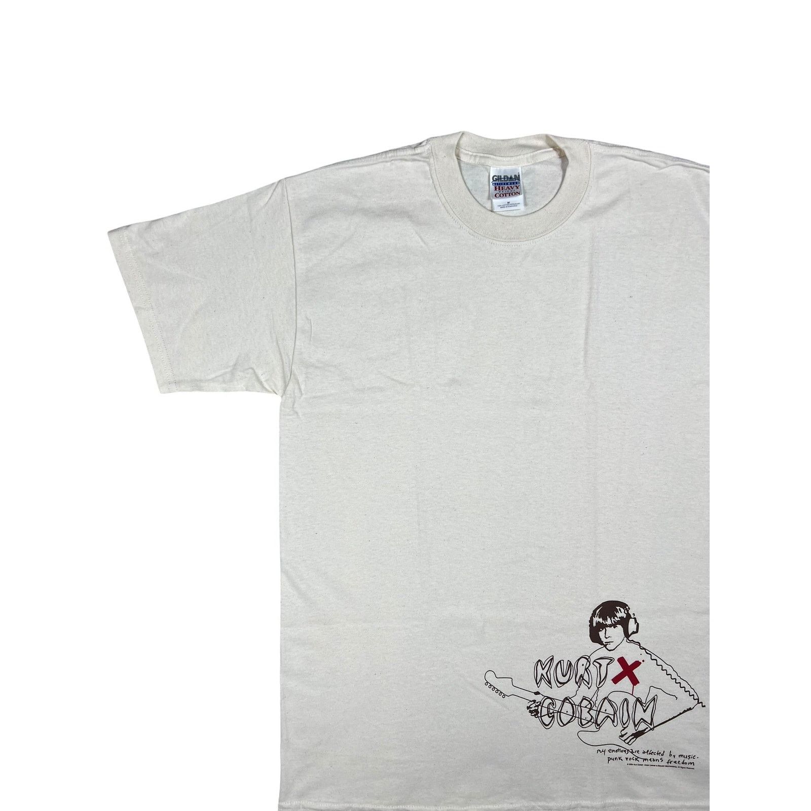 Band Tees × Nirvana × Vintage 2005 Kurt Cobain Nirvana punk rock means freedom band tee Size US M / EU 48-50 / 2 - 4 Thumbnail