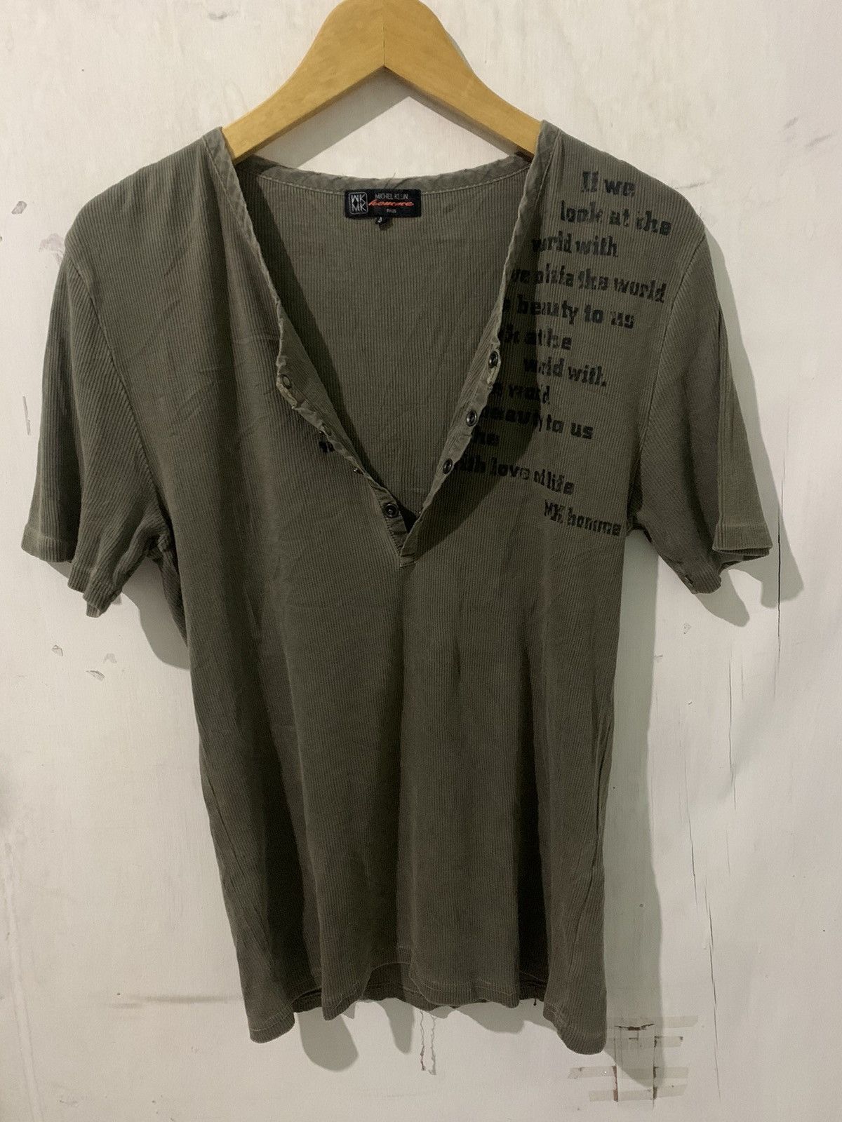 If Six Was Nine × Le Grande Bleu (L.G.B.) × Michel Klein •Need gone • Poem Japanese Michel Klein Gothic styel Size US M / EU 48-50 / 2 - 4 Thumbnail