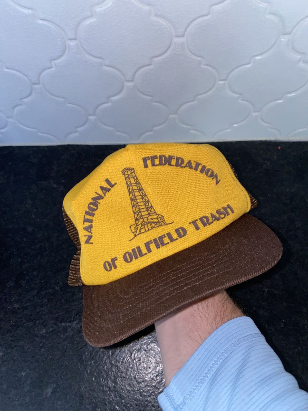 Other Vintage 80s federation of Oilfield trash trucker Size ONE SIZE - 4 Thumbnail