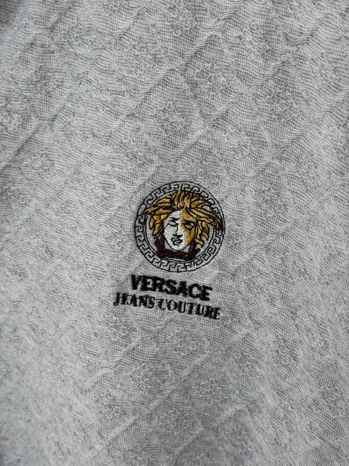 Versace Jeans Couture Vintage 90s Versage Logo Wool Longsleeve Size L Size US L / EU 52-54 / 3 - 5 Thumbnail