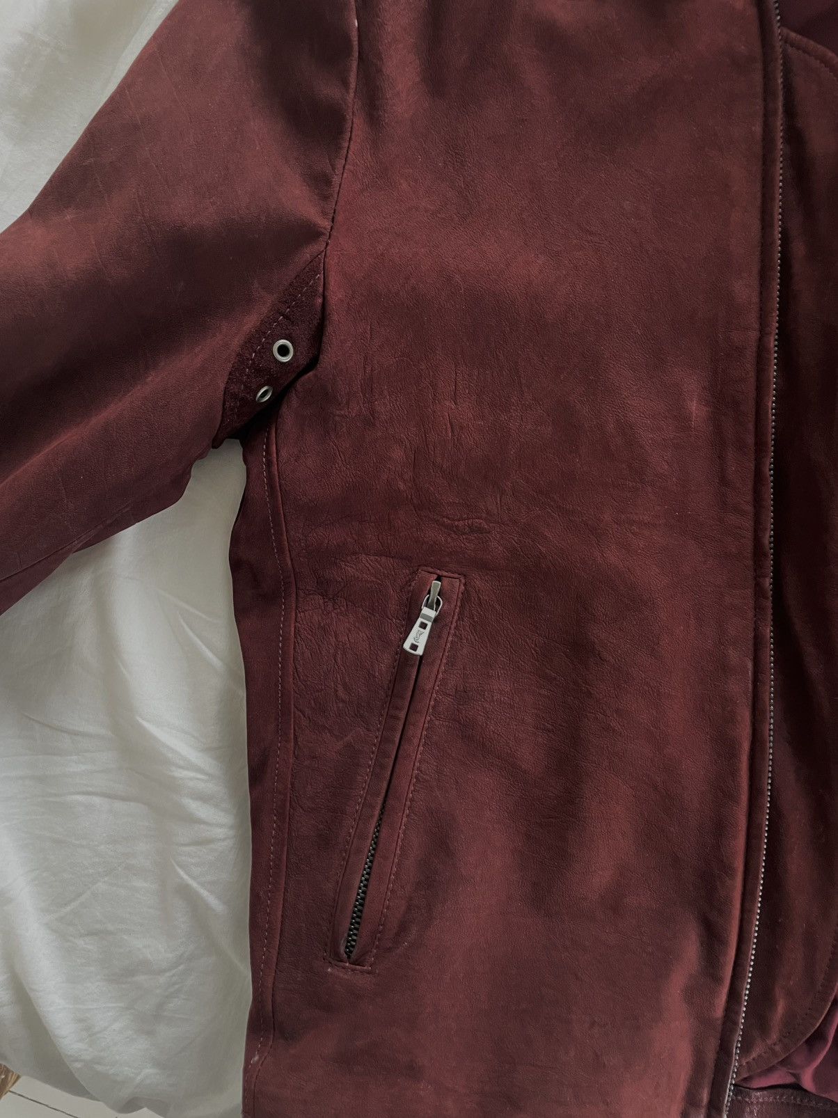 Yves Saint Laurent Suede Jacket YSL Size US S / EU 44-46 / 1 - 5 Thumbnail