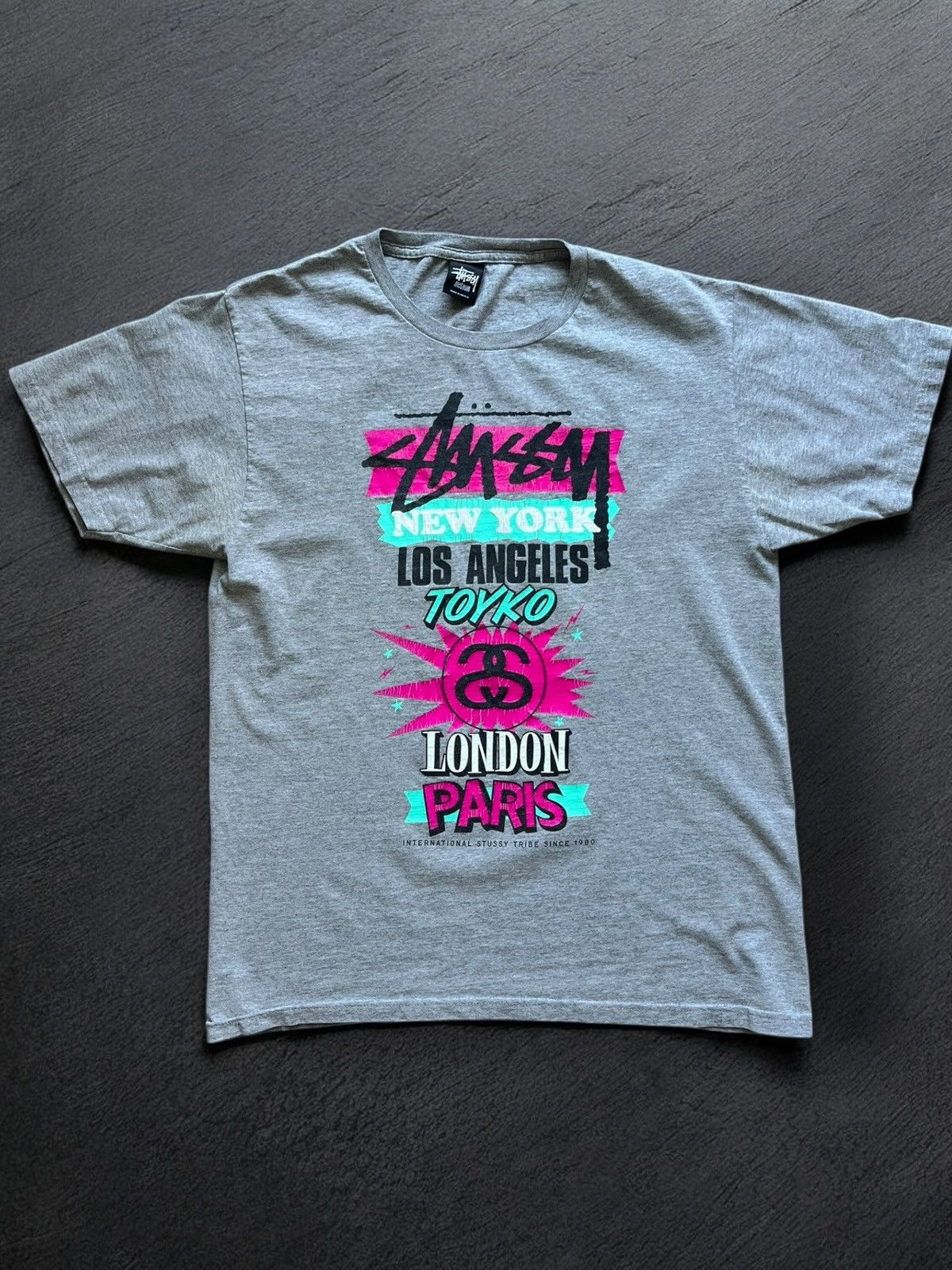 Stussy Vintage 2000s Stussy New York Los Angeles Tokyo T-shirt Size US M / EU 48-50 / 2 - 1 Thumbnail