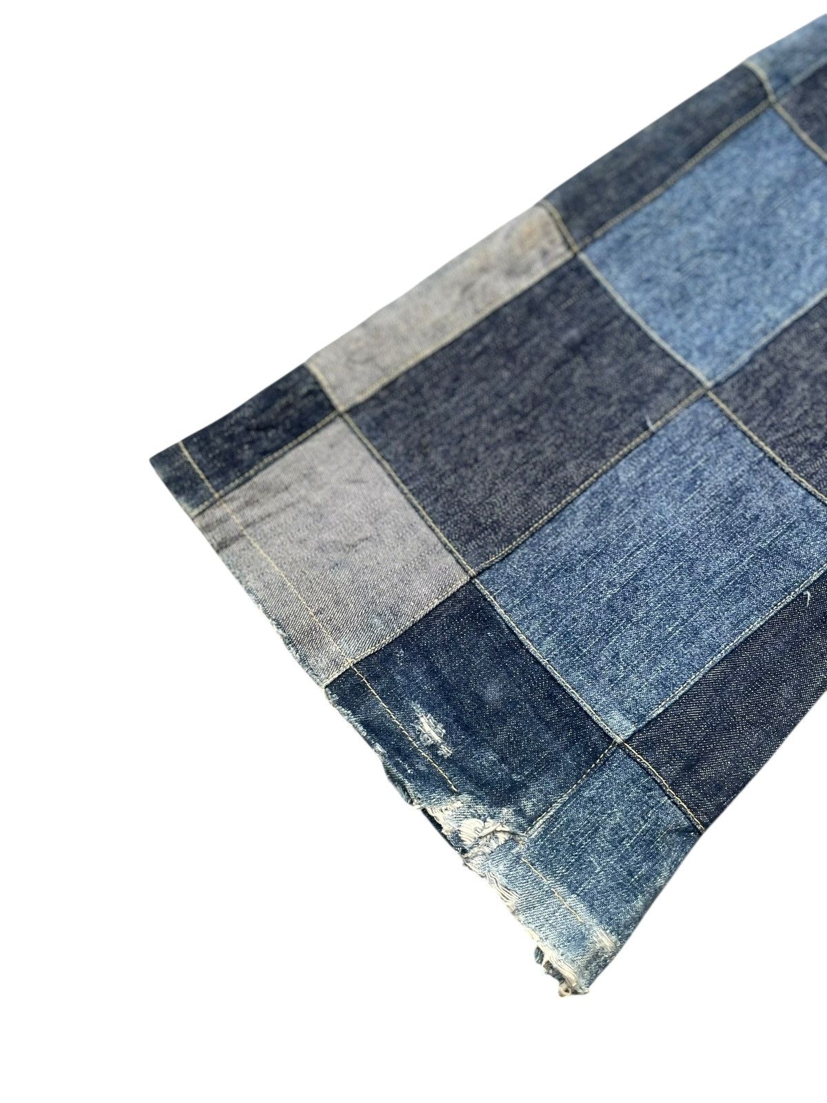 Japanese Brand Vintage Flare Custom Patch Denim Size US 28 / EU 44 - 7 Thumbnail