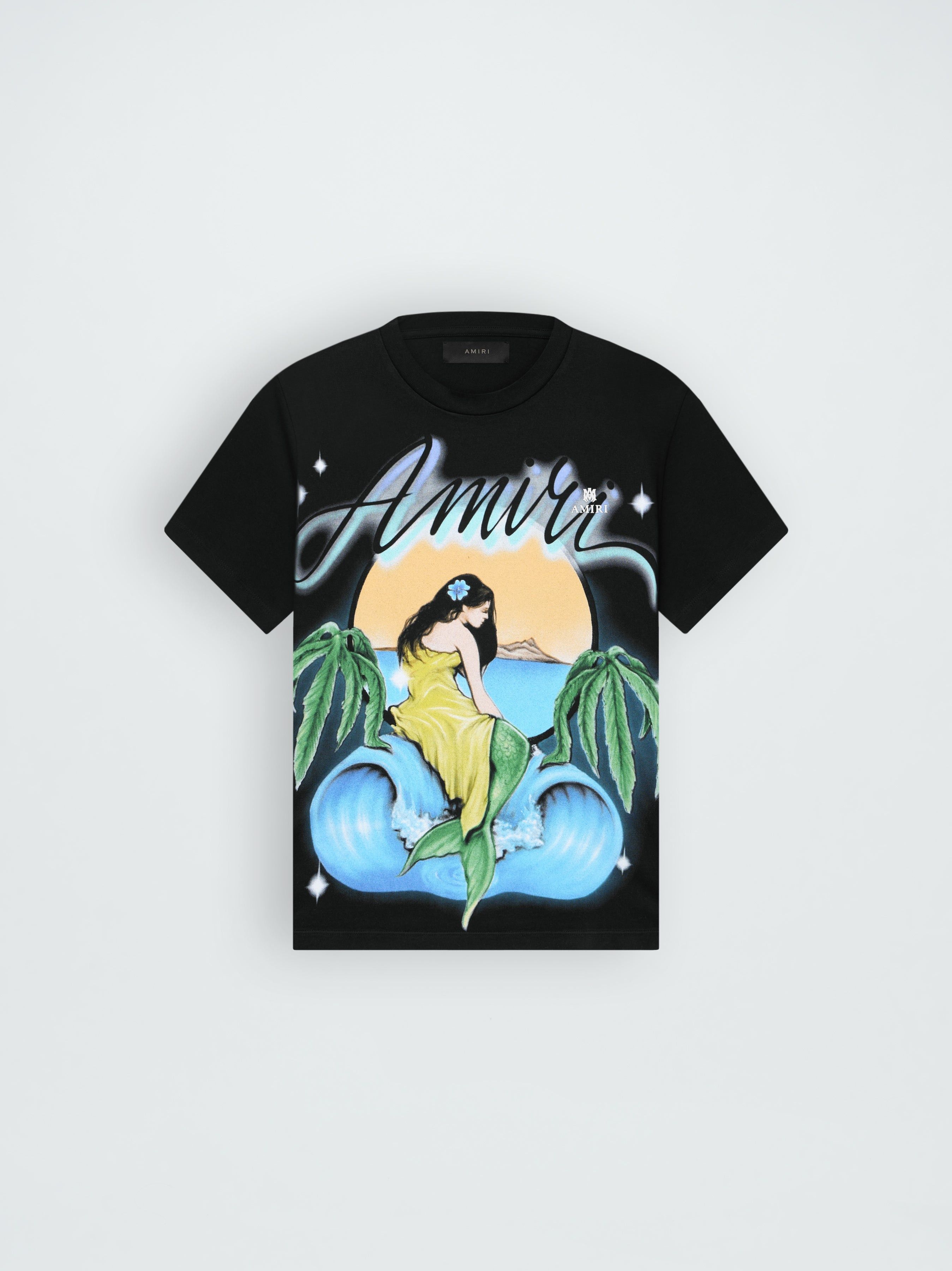 o1orln1025 Oversized Mermaid T-Shirt in Multicolor
