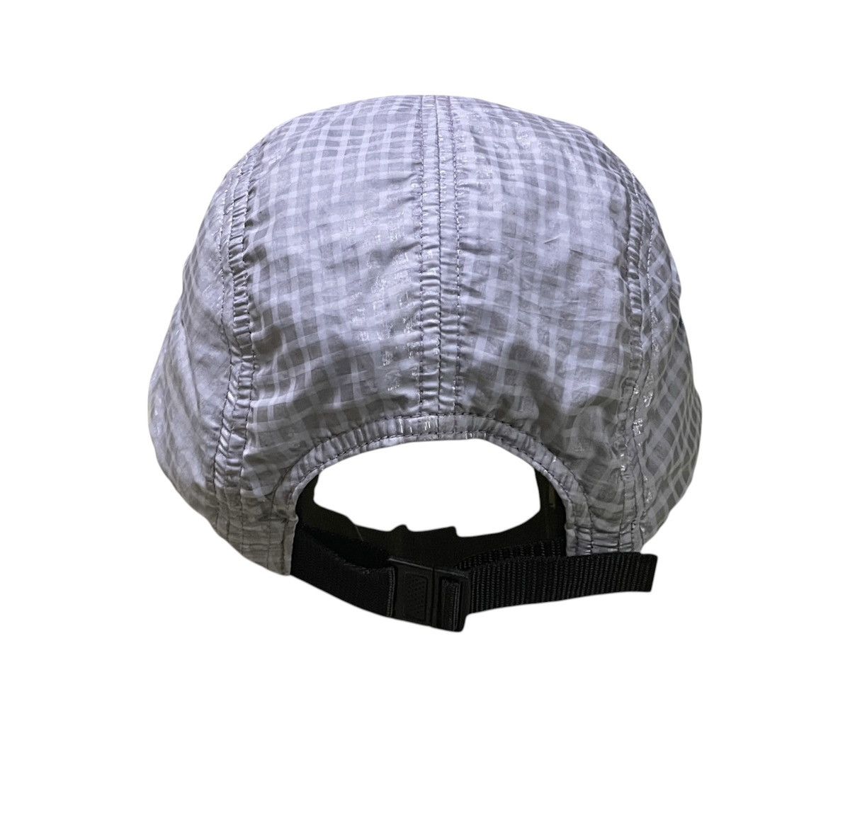 Supreme SS17 Rare Brand Supreme Box Logo Metallic Check Camp Cap Size ONE SIZE - 2 Thumbnail