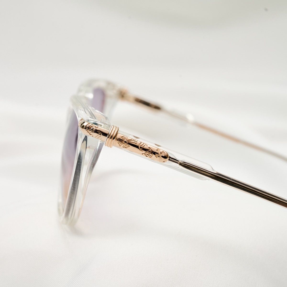 Chrome Hearts CHROME HEARTS STIFFILIS CRYSTAL SUNGLASSES Size ONE SIZE - 3 Thumbnail