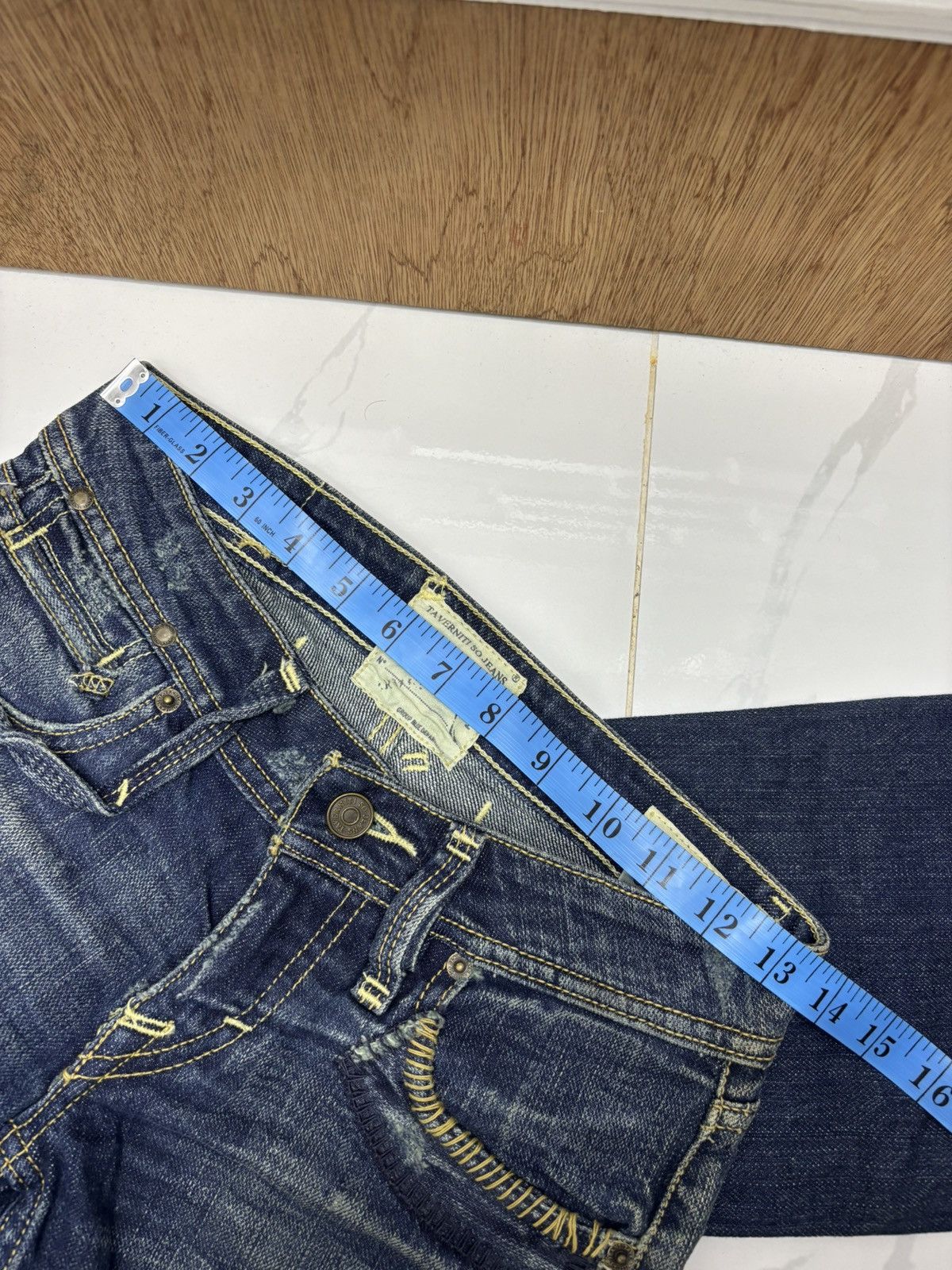 Ben Taverniti Unravel Project × Jimmy Taverniti × Taverniti Taverniti So Jeans Flared Jeans Bootcut Denim Jeans Size 27" / US 4 / IT 40 - 10 Thumbnail