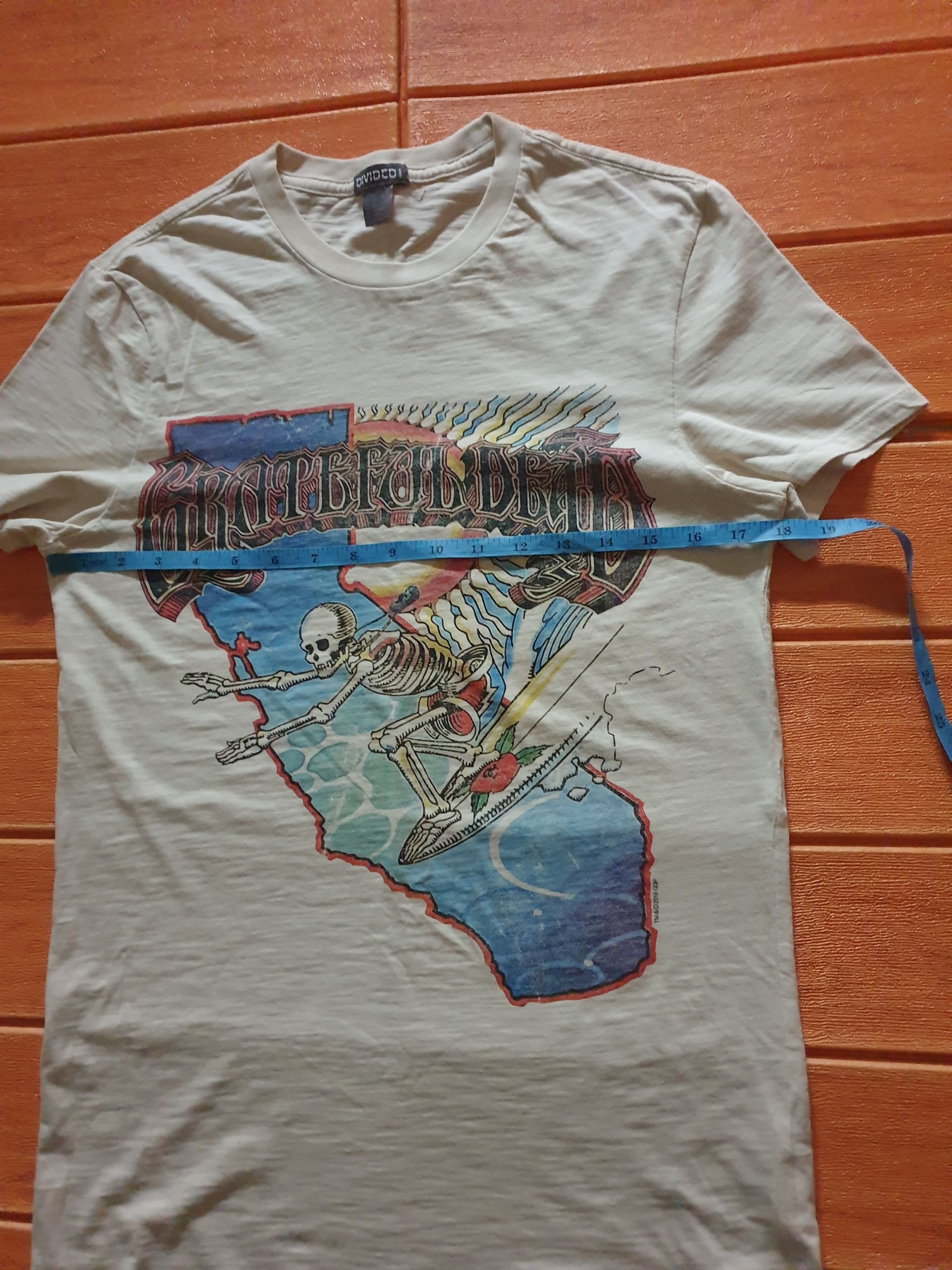 Band Tees Grateful dead cream colour shirt Size US S / EU 44-46 / 1 - 5 Thumbnail