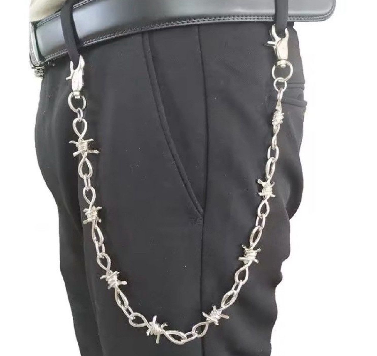 Jewelry Barb Wire Wallet Chain Size ONE SIZE - 3 Thumbnail