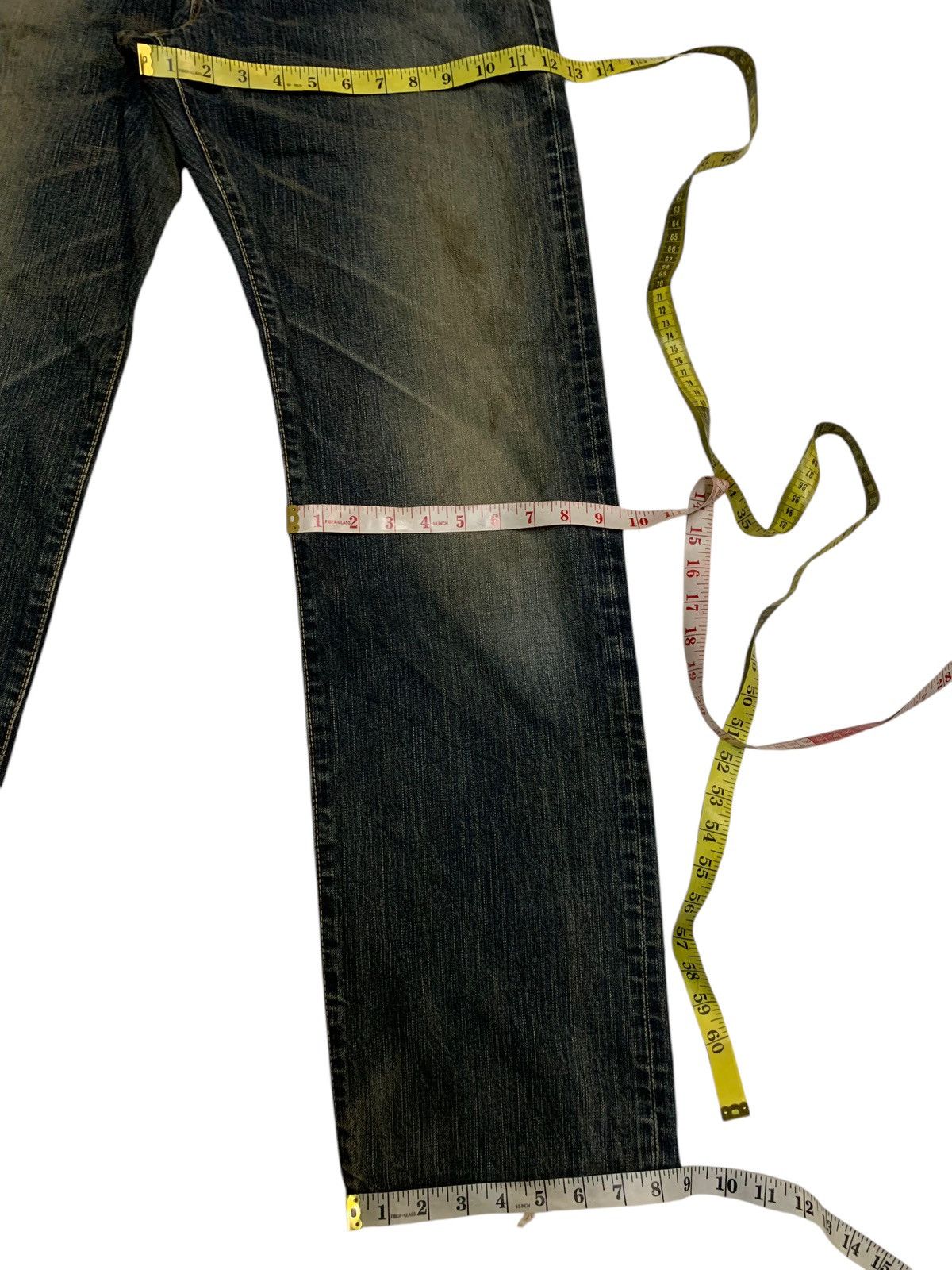 Edwin × If Six Was Nine × Kapital VINTAGE EDWIN 505Z SELVEDGE RUSTY JAPANASE DISTRESSED DENIM Size US 32 / EU 48 - 24 Thumbnail