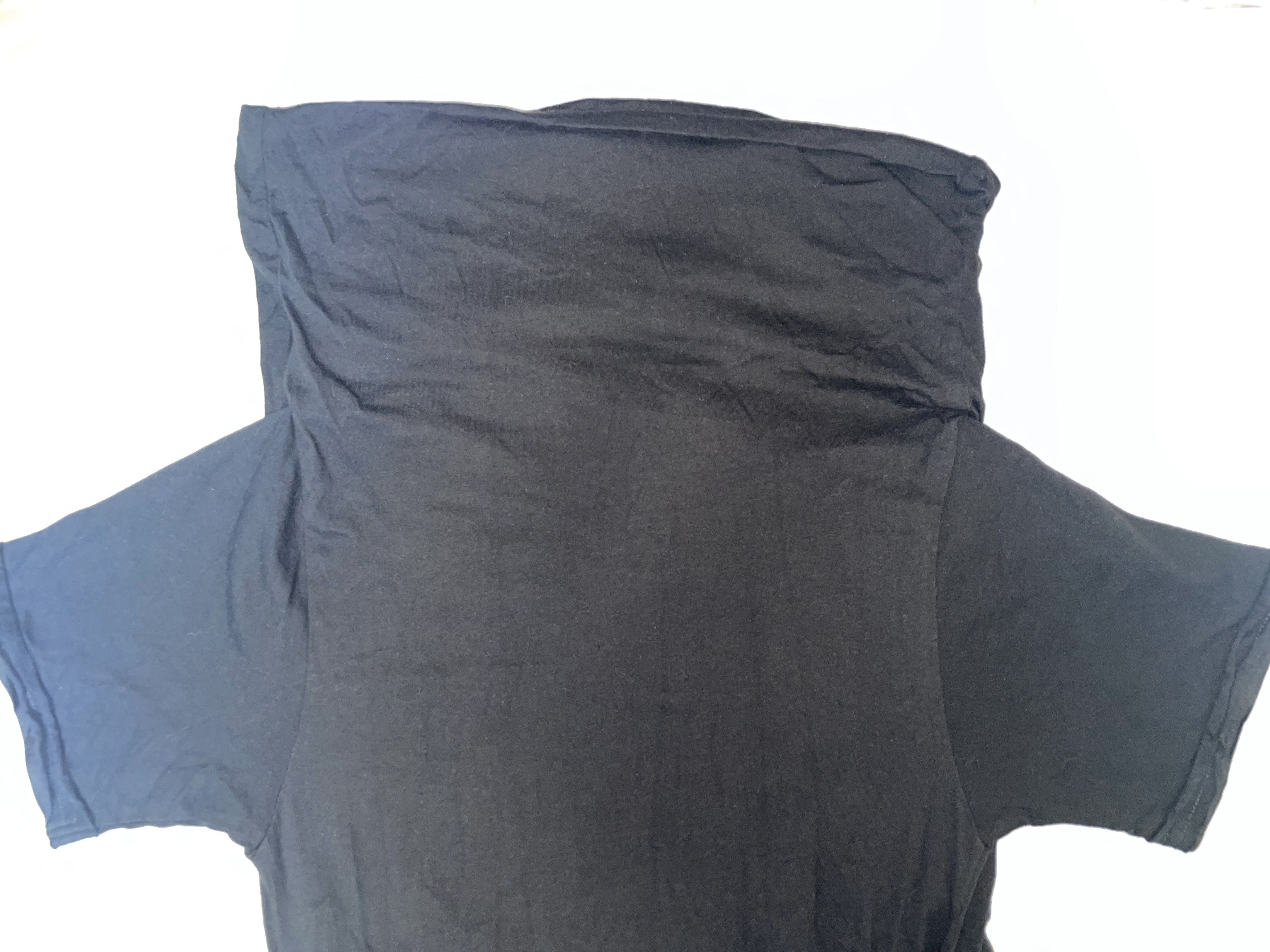 Lanvin Black Cotton High Neck Collar Dress w/ Silk Belt | Sz Small Size S / US 4 / IT 40 - 5 Thumbnail