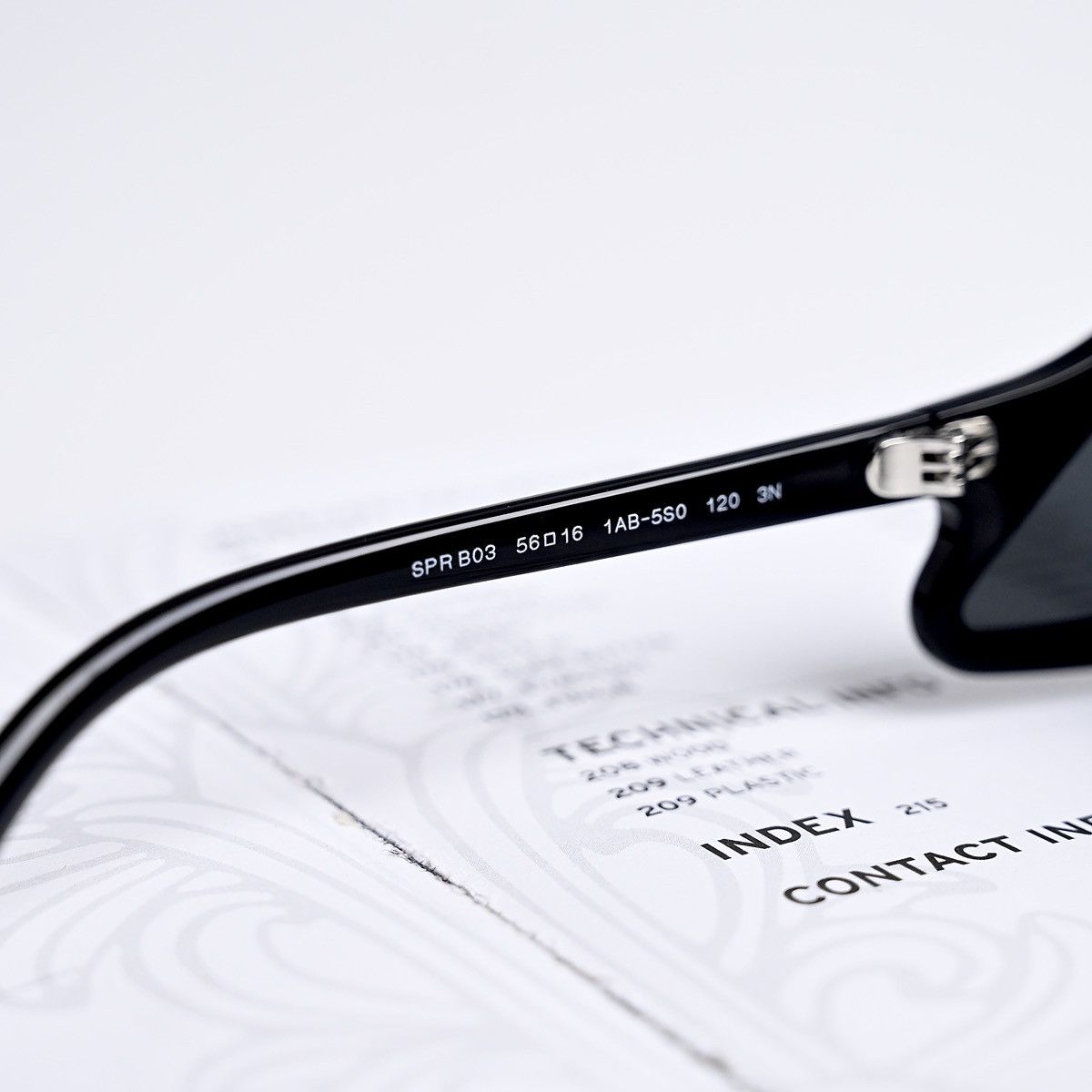 Prada PRADA 0PR B03S 1AB5S0 SUNGLASSES Size ONE SIZE - 5 Thumbnail