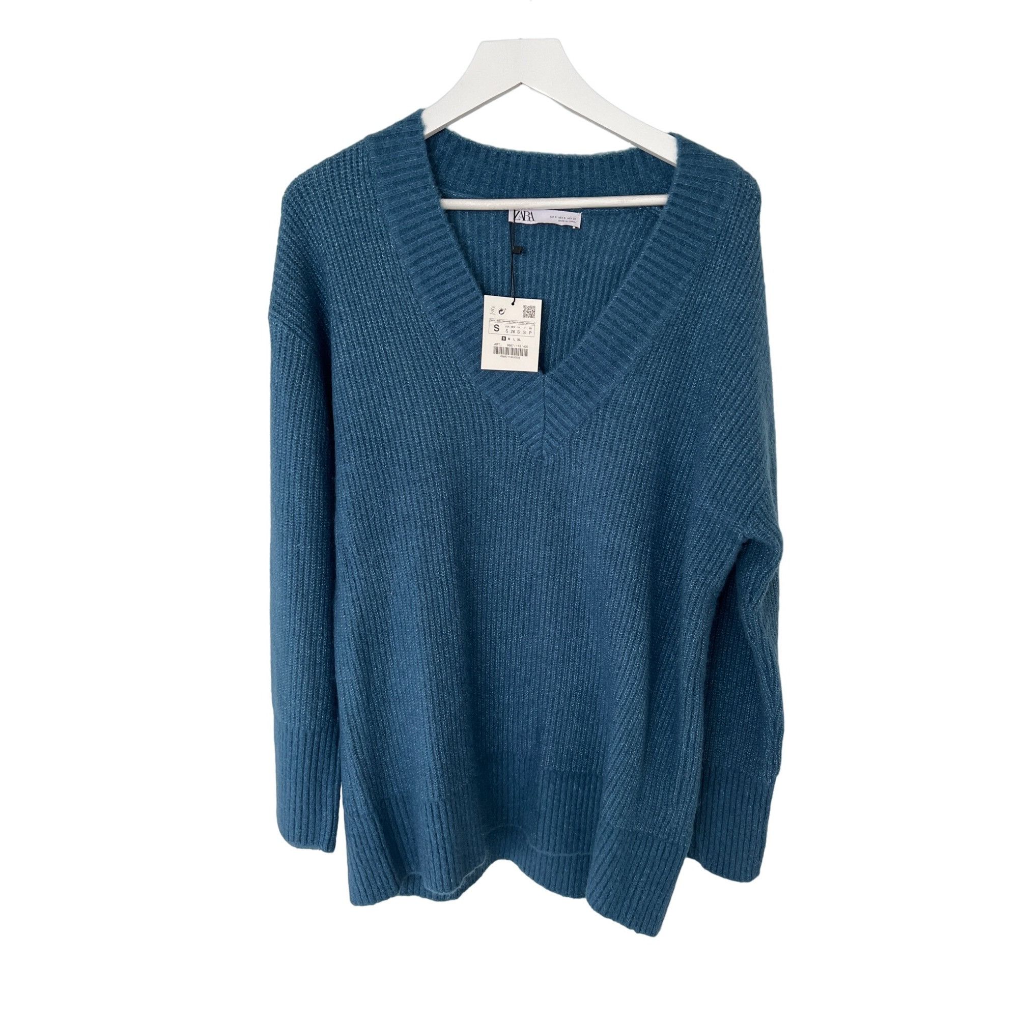 Zara Zara Knit Sweater & Leggings Set In Blue Green Size S / US 4 / IT 40 - 3 Thumbnail
