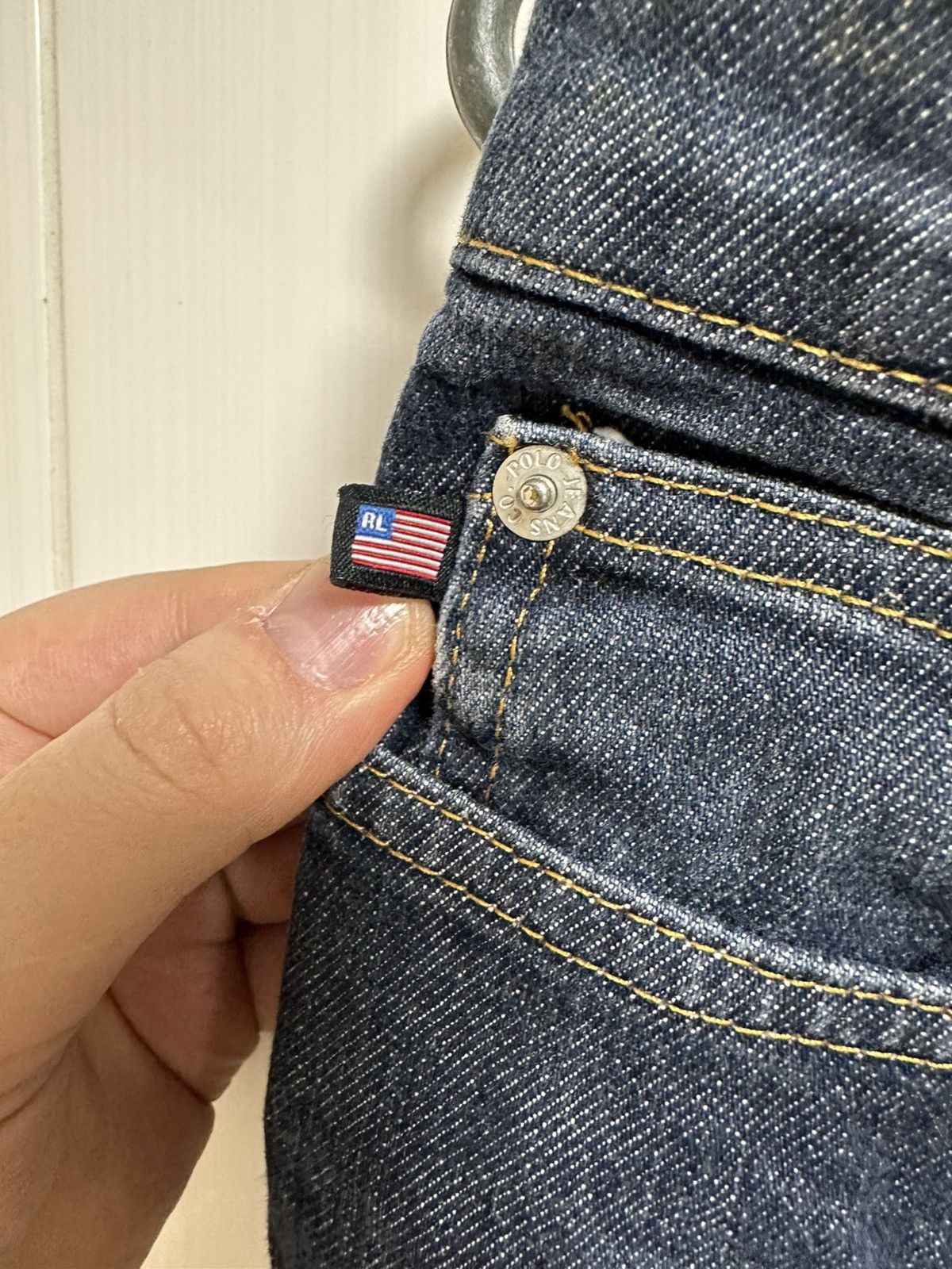 Denim & Co. × Polo Ralph Lauren Lauren Ralph Lauren low rider Skirt 6 Blue Pencil Straight Size 28" / US 6 / IT 42 - 2 Thumbnail
