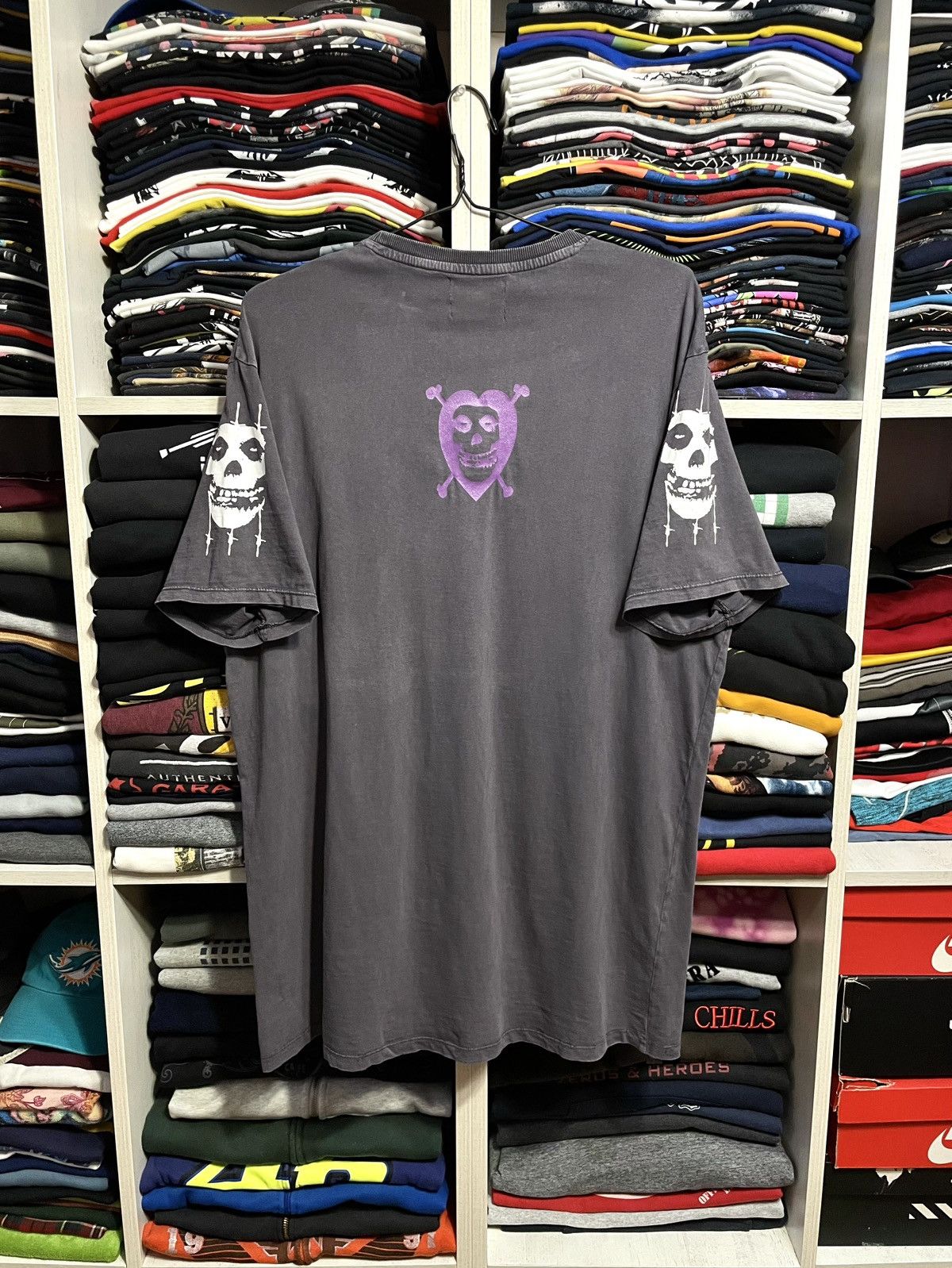 Band Tees Misfits Die, Die My Darling Crimson Ghost Punk Band T-Shirt Size US XL / EU 56 / 4 - 2 Thumbnail