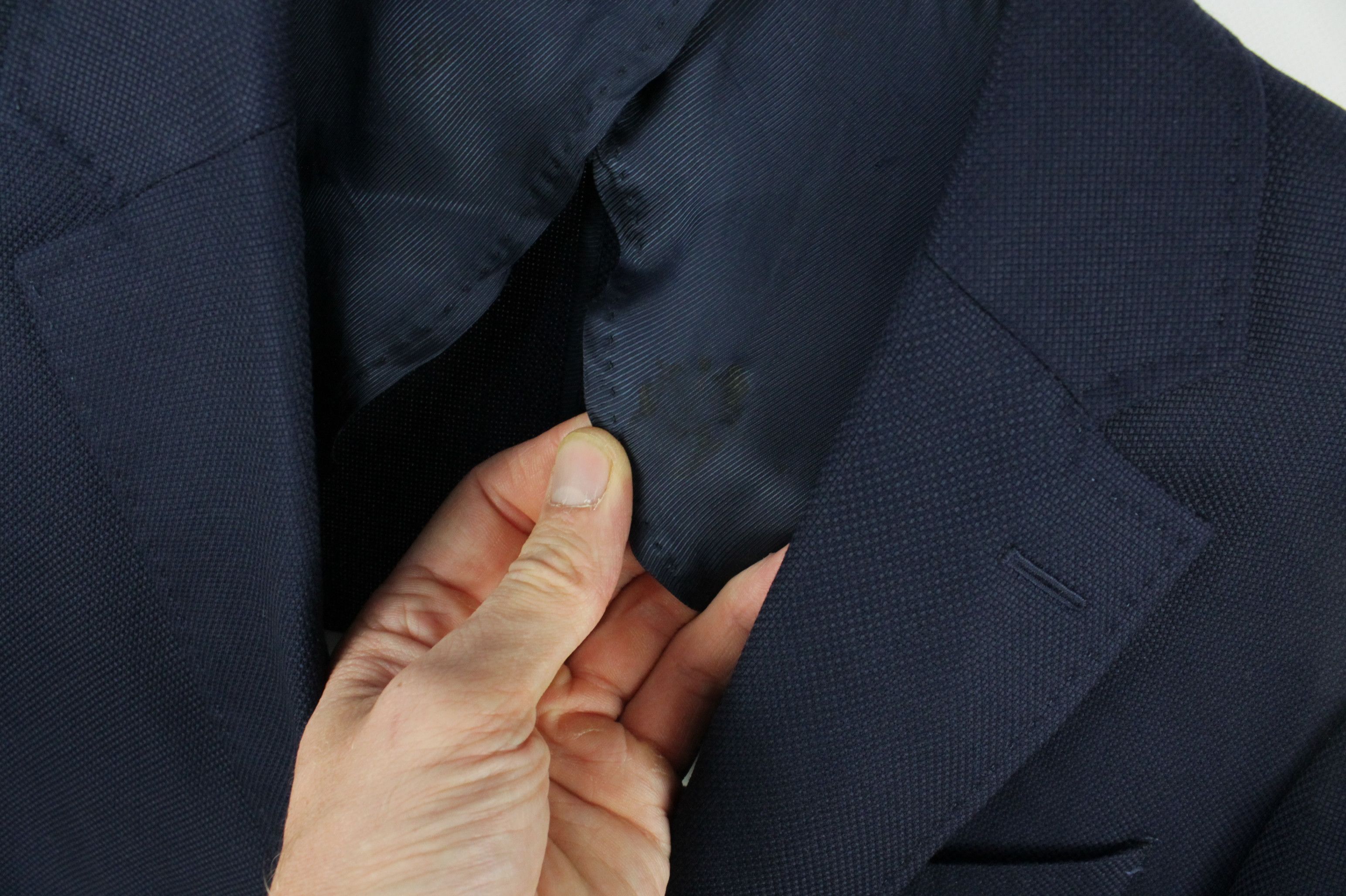 Hackett Hackett Mayfair Journey Hopsack Slim Fit Wool Blazer Jacket Size US M / EU 48-50 / 2 - 3 Thumbnail