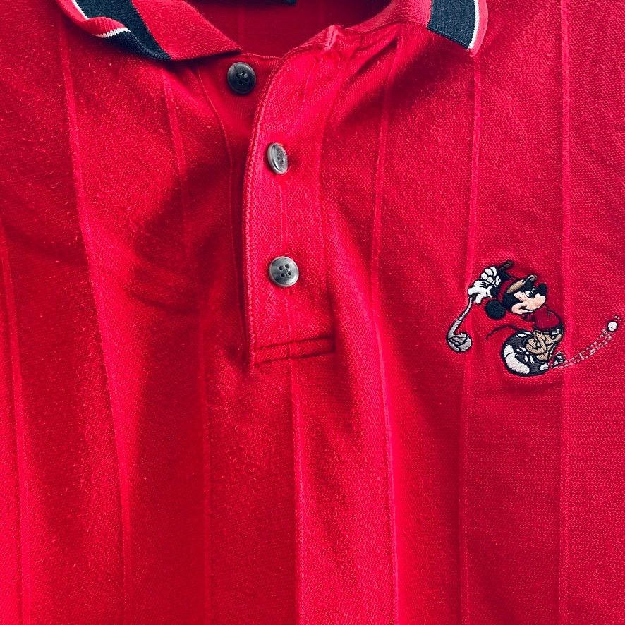 Disney Disney Mickey Mouse red golf polo Size US XL / EU 56 / 4 - 5 Thumbnail