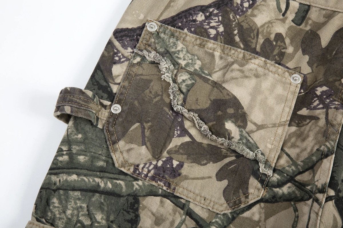 Vintage Leaf Camouflage Logging Pants Size US 30 / EU 46 - 9 Thumbnail