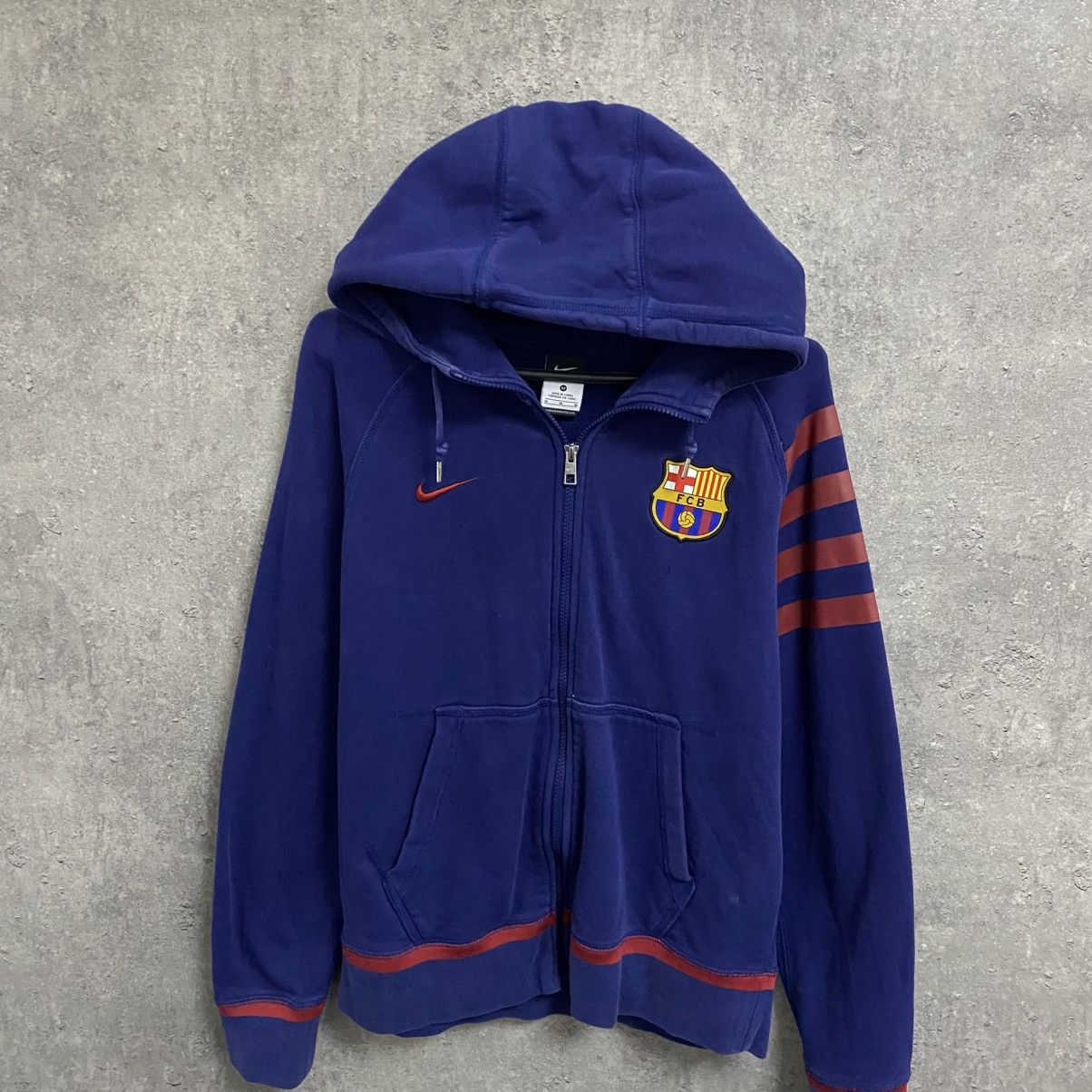 Nike Vintage Nike Barcelona Zip Hoodie Size US M / EU 48-50 / 2 - 4 Thumbnail