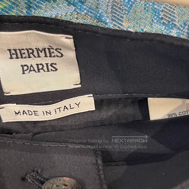 Hermes Hermes Gingham Check Solid Color Casual Short Skirt - Blac Size 24" / US 00 / IT 34 - 3 Thumbnail