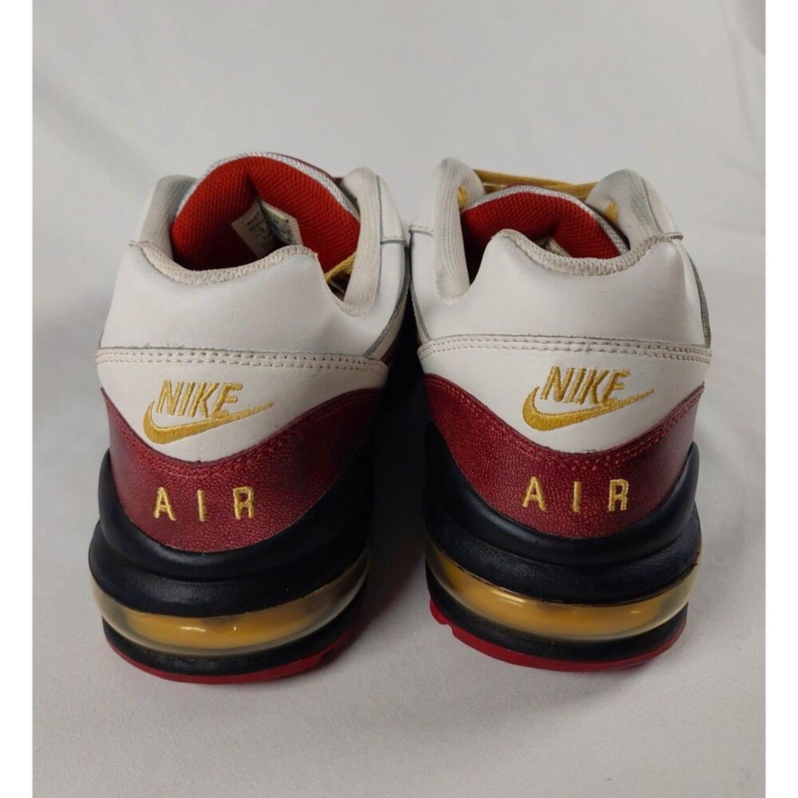 Nike 2008 Vintage Nike Air Max Red Leather 10M 609057-162 Size US 10 / EU 43 - 9 Thumbnail