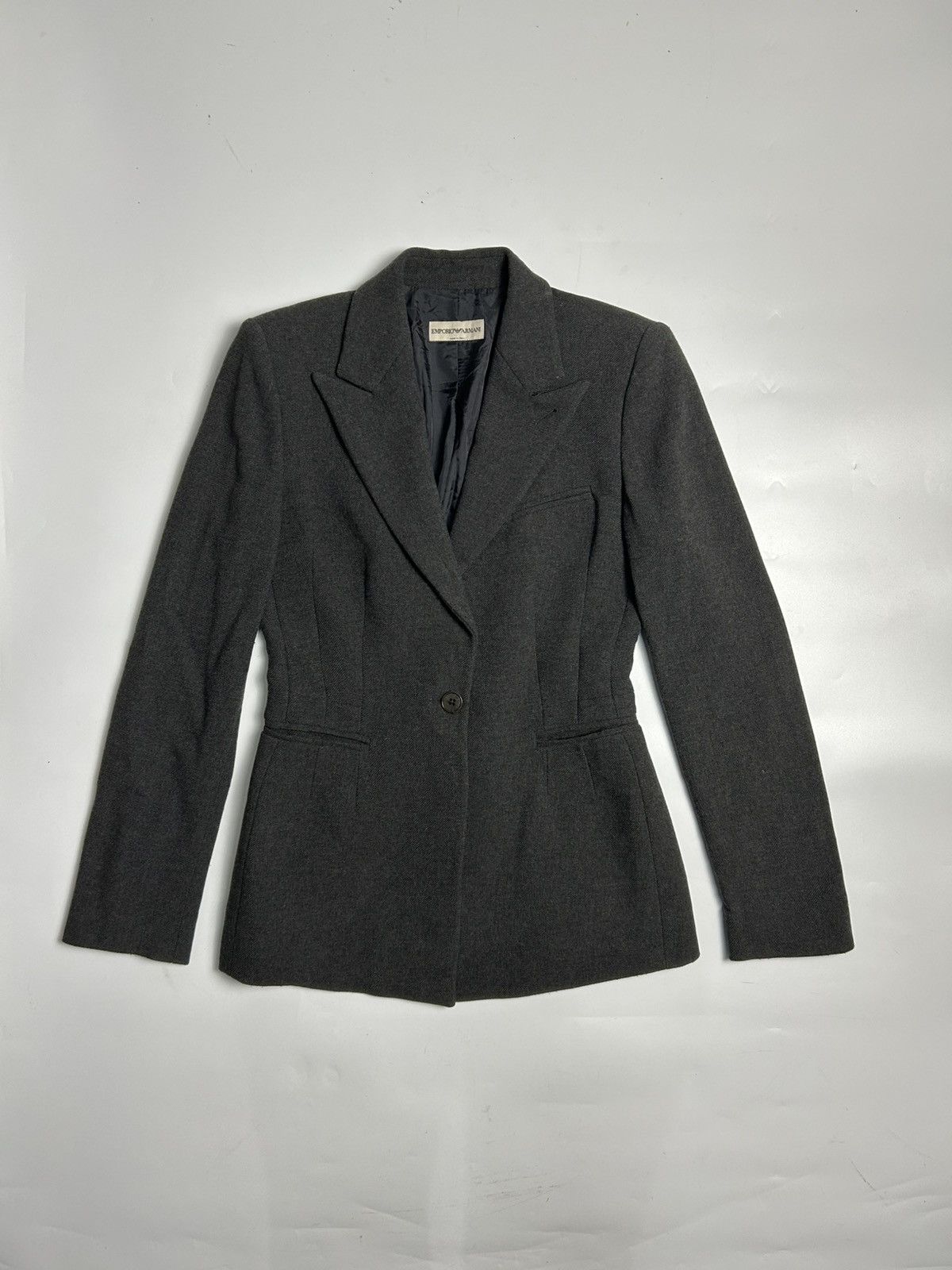 Emporio Armani EMPORIO ARMANI SINGLE BREAST BLAZER Size XS / US 0-2 / IT 36-38 - 1 Thumbnail