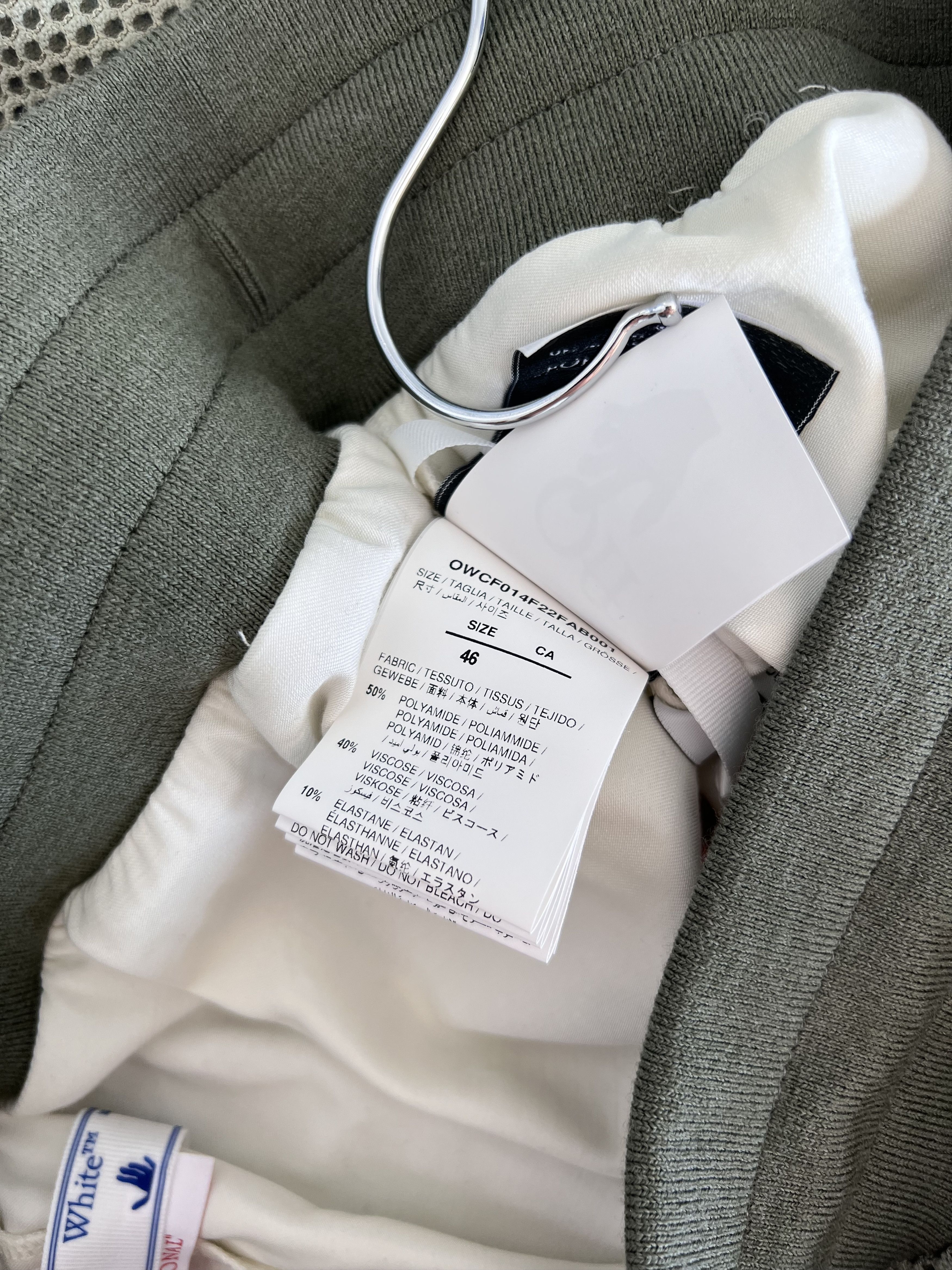 Off-White Off White Mesh Cargo Pants in Military Green Size US 30 / EU 46 - 10 Thumbnail