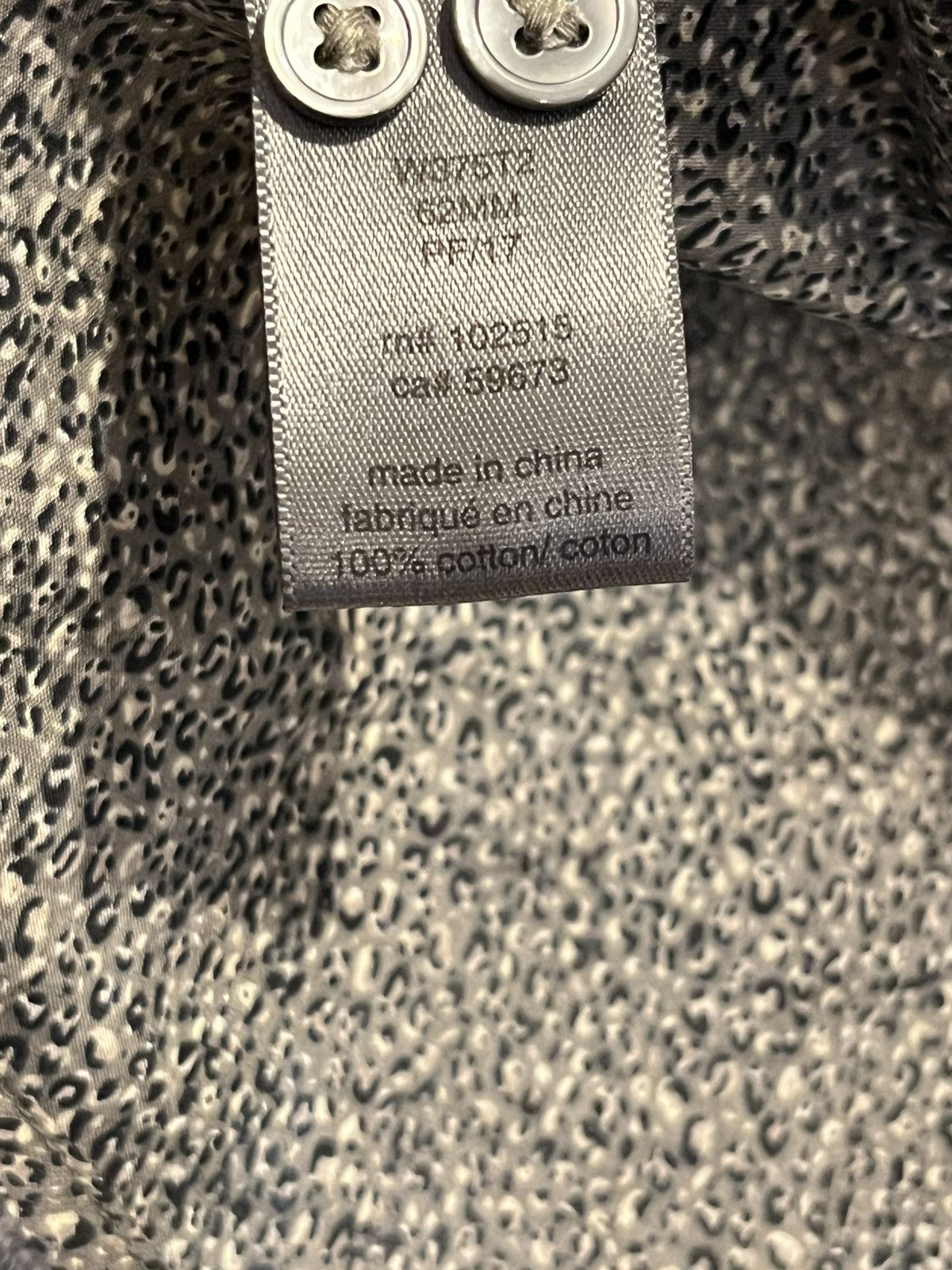 John Varvatos Bobcat print shirt. Small Size US S / EU 44-46 / 1 - 6 Thumbnail