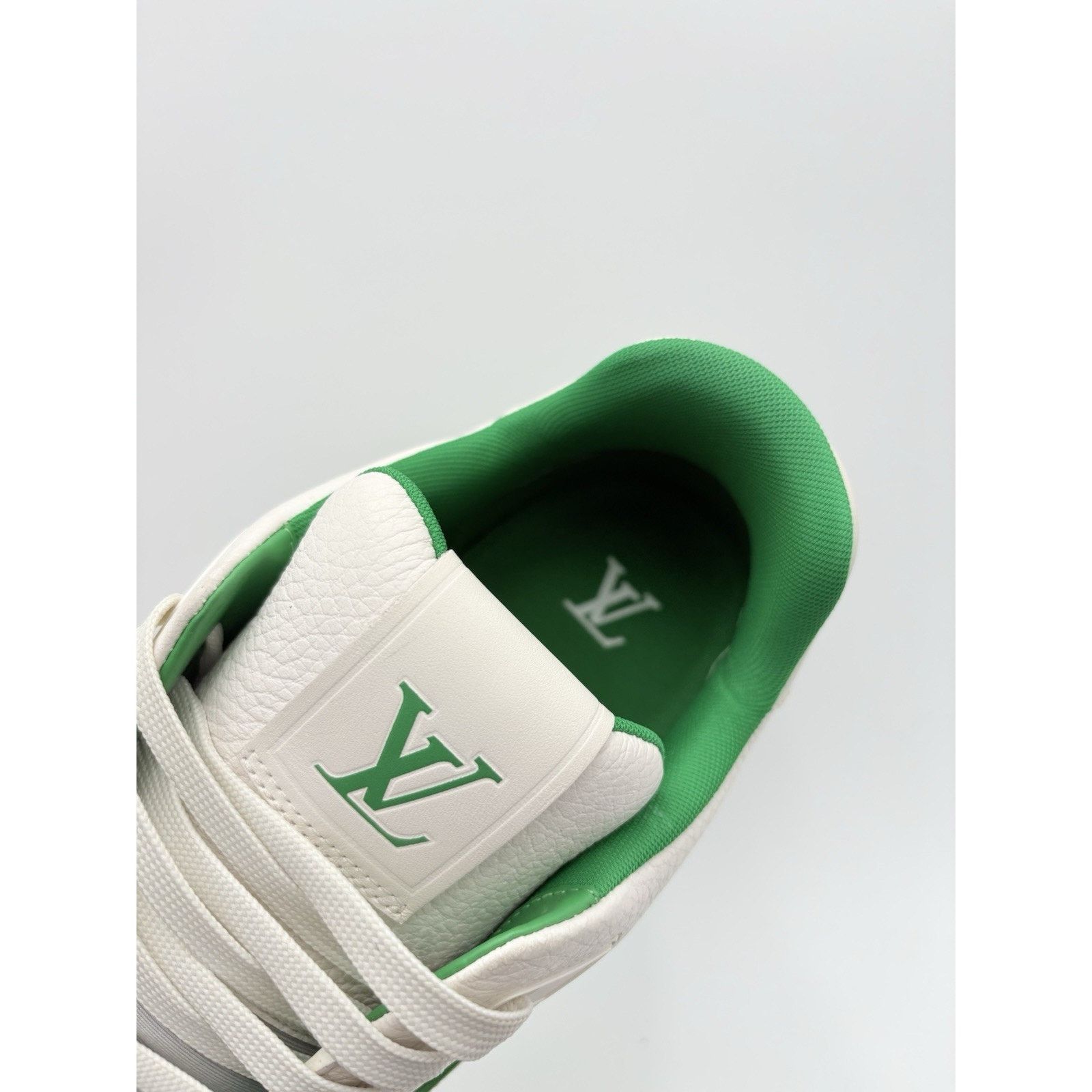 Louis Vuitton Louis Vuitton Trainer ' White Green ' | GREAT CONDITION! Size US 12.5 / EU 45-46 - 12 Thumbnail