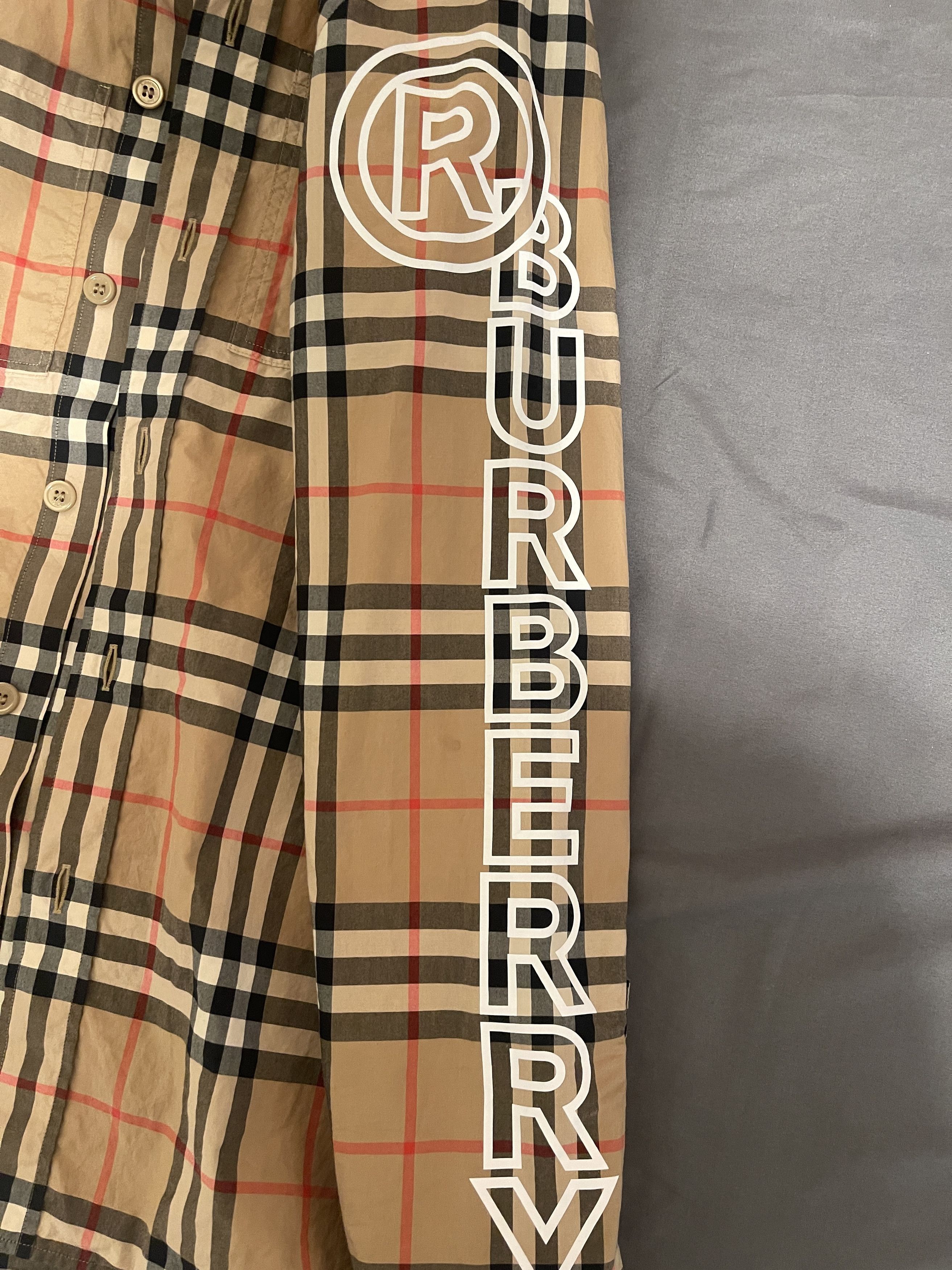 Burberry Burberry Check Cotton Poplin Shirt men XS MSRP $600 Size US XS / EU 42 / 0 - 4 Thumbnail