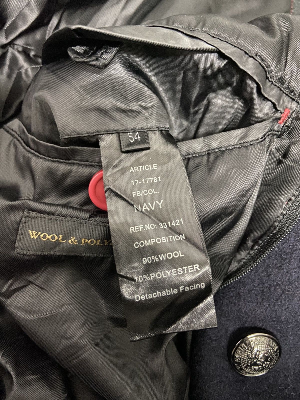 Balmain Balmain Navy Pea Coat Size US L / EU 52-54 / 3 - 6 Thumbnail