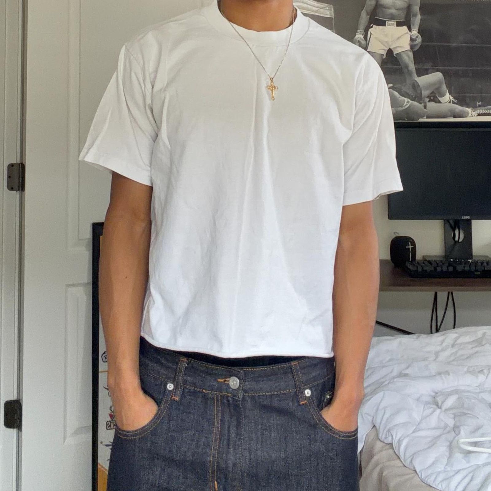 Other Cropped White Pro Club Size US M / EU 48-50 / 2 - 1 Thumbnail